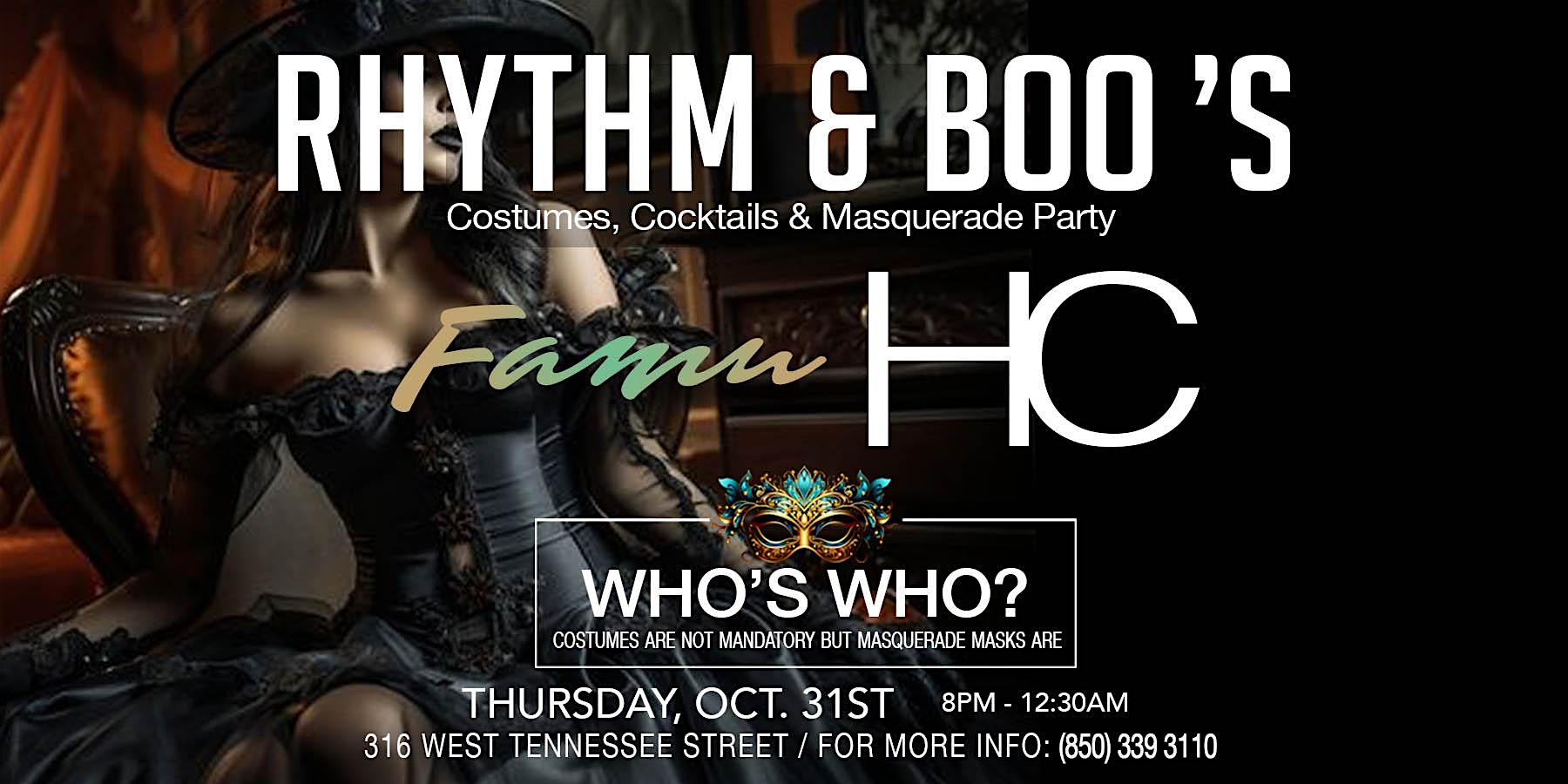 Rhythm & Boo’s “Homecoming Halloween Party” – Tallahassee, FL