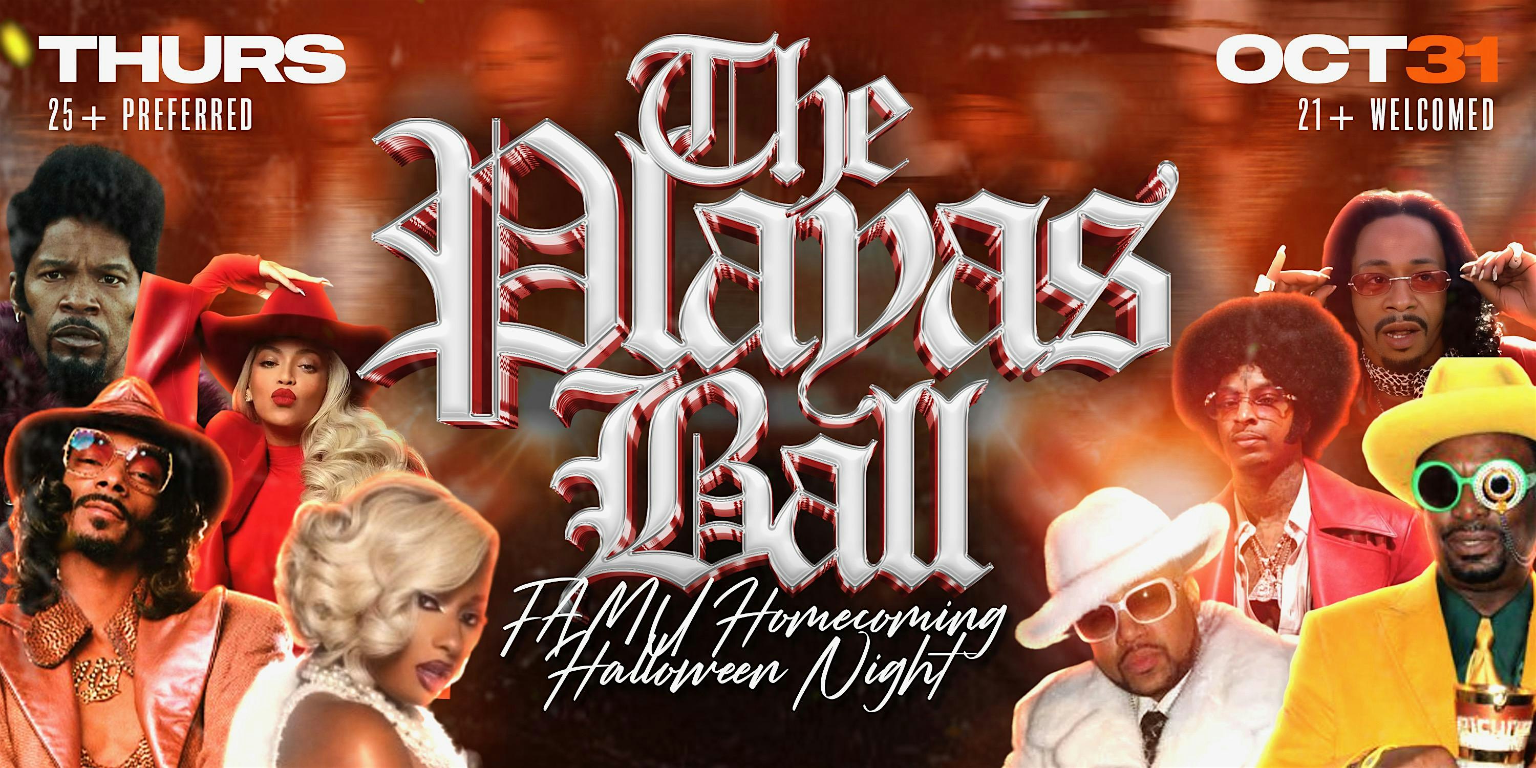 The Playas Ball | The Million Dollar Homecoming Halloween Party – Tallahassee, FL