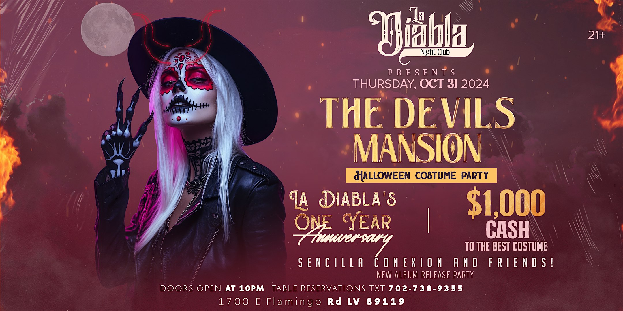 THE DEVILS MANSION HALLOWEEN PARTY AT LA DIABLA NIGHTCLUB – Las Vegas, NV