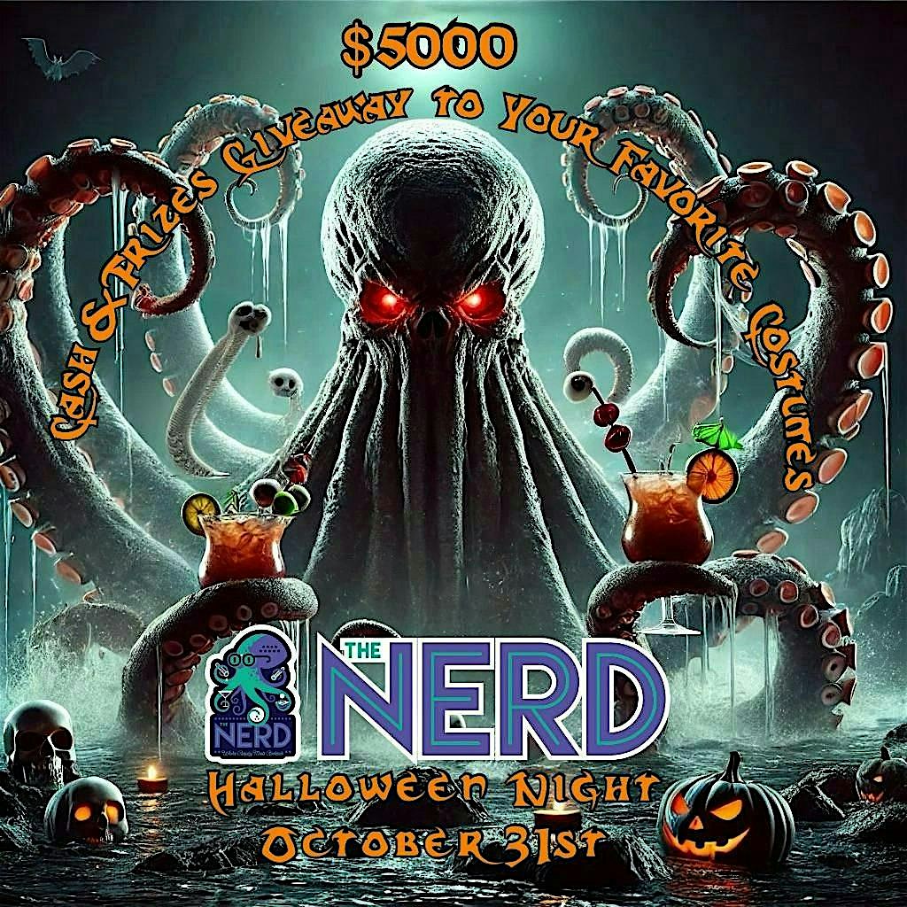 The Nerd’s Oct 31st Halloween Night Party: $5K Cash & Prizes Giveaway – Las Vegas, NV