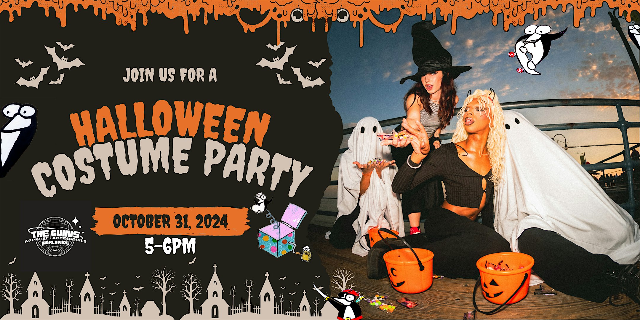 The Guins present: A HALLOWEEN COSTUME PARTY – Arlington, MA