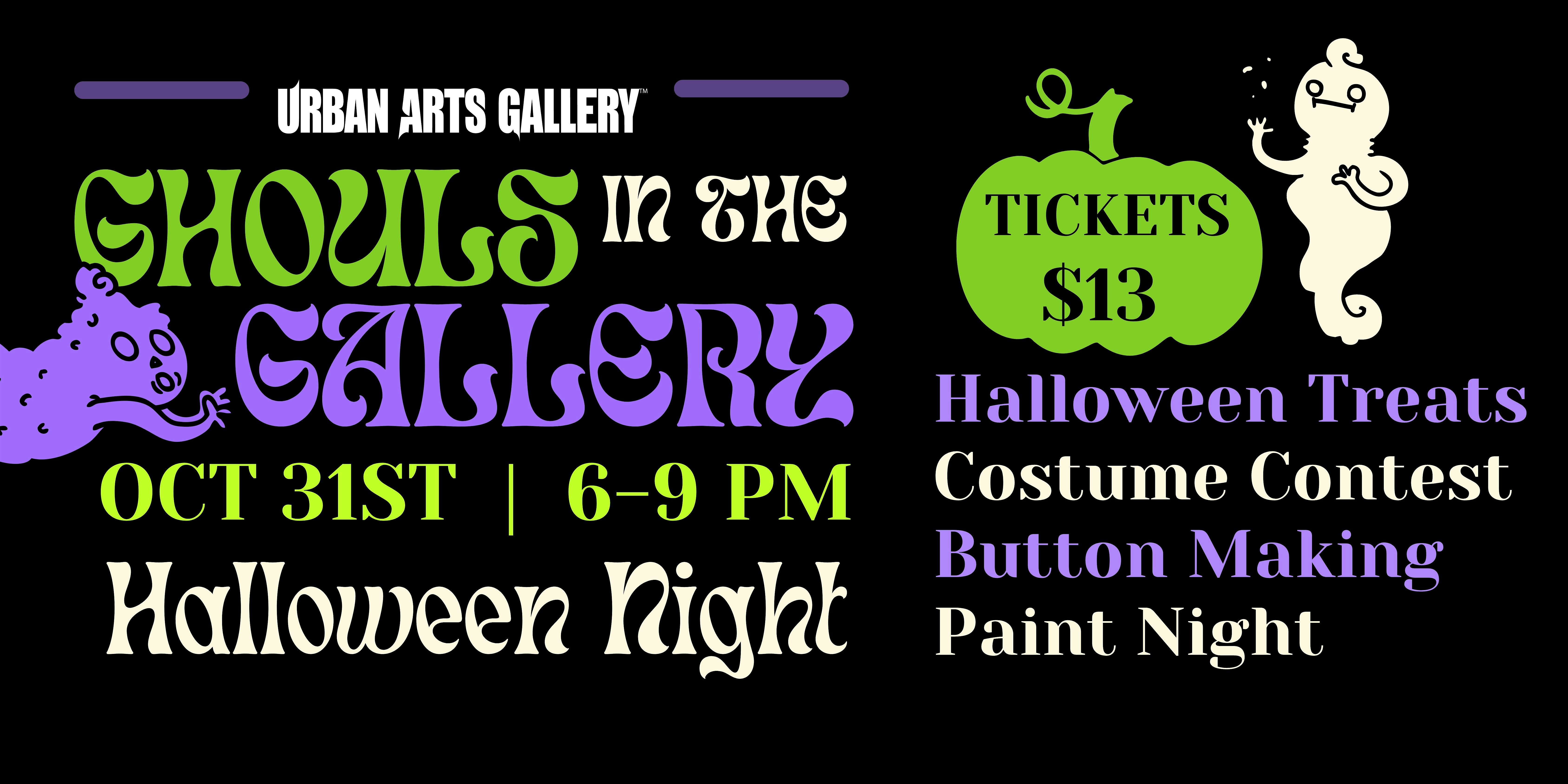 Ghouls in the Gallery – A Halloween Celebration at the Urban Arts Gallery – Salt Lake City, UT