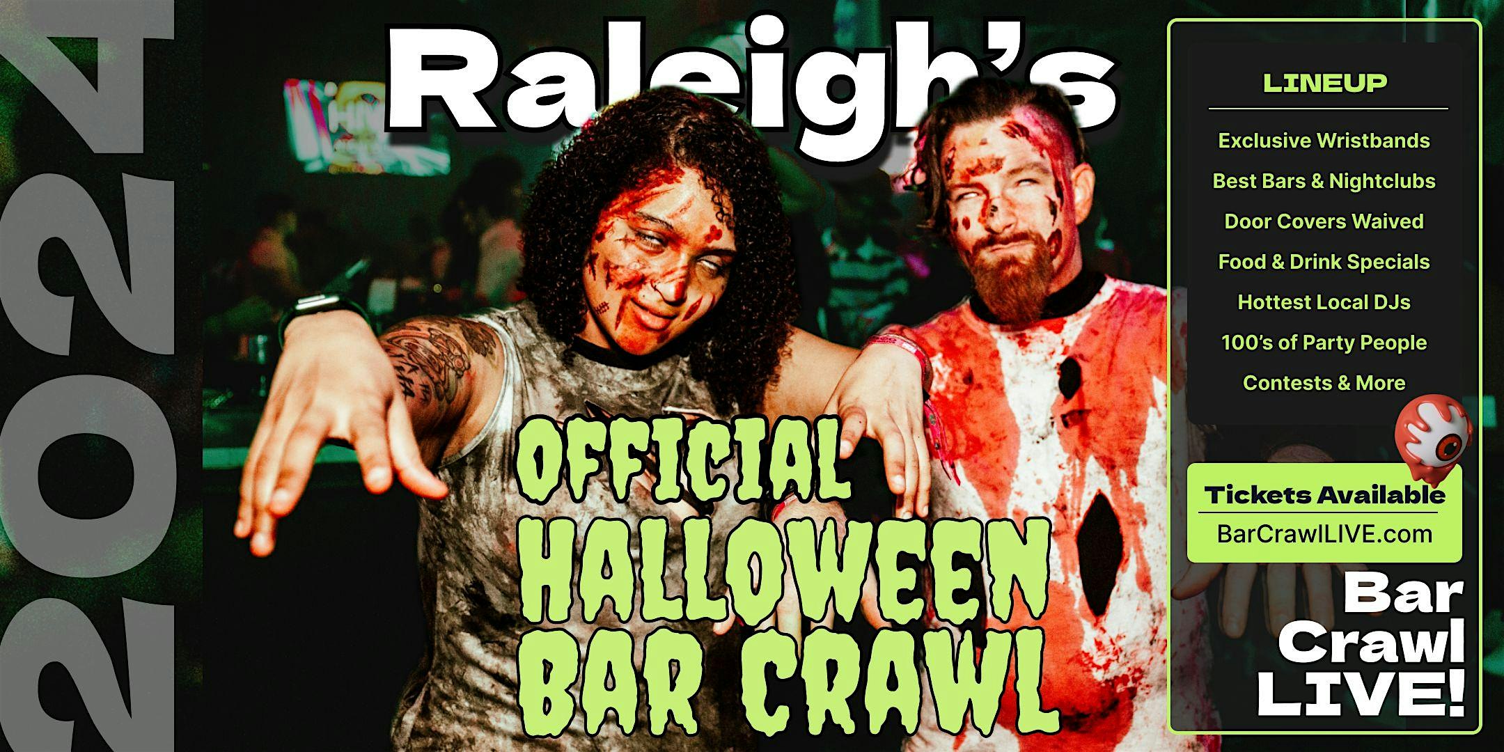 2024 Official Halloween Bar Crawl Raleigh Bar Crawl LIVE 3 Dates – Raleigh, NC