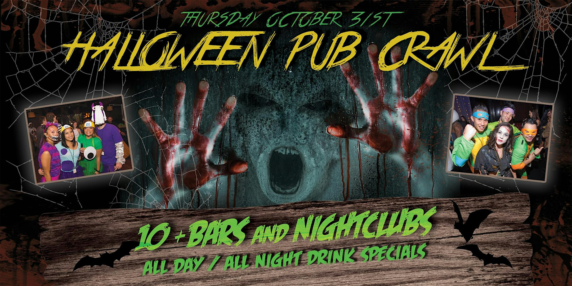 ORLANDO HALLOWEEN BAR CRAWL – OCT 31st – Orlando, FL