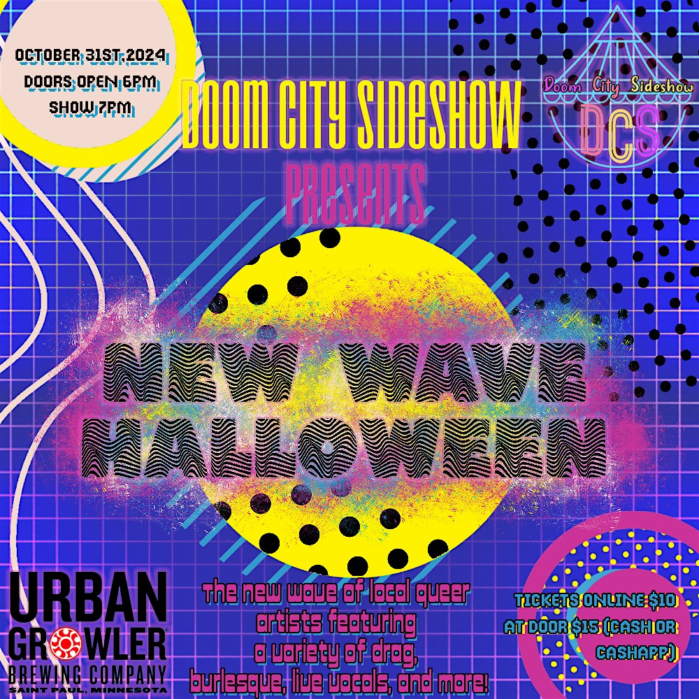 Doom City Sideshow presents New Wave Halloween – Saint Paul, MN