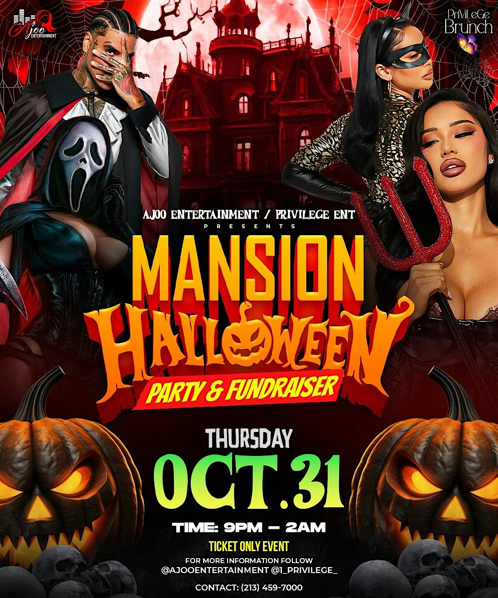 Mansion Halloween Party & Fundraiser – Miami Gardens, FL