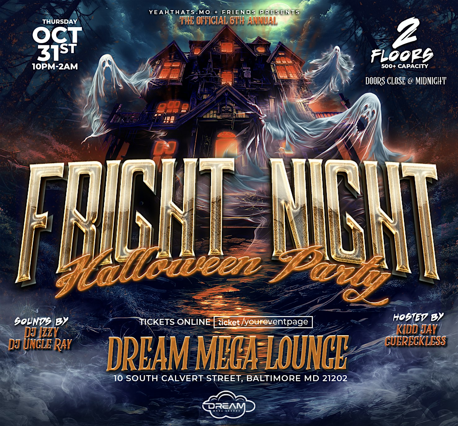 Fright Night Halloween Party – Baltimore, MD