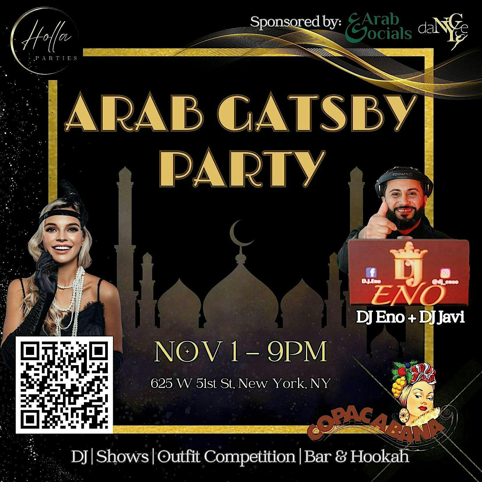 Arab Gatsby Party (by Holla) – New York, NY