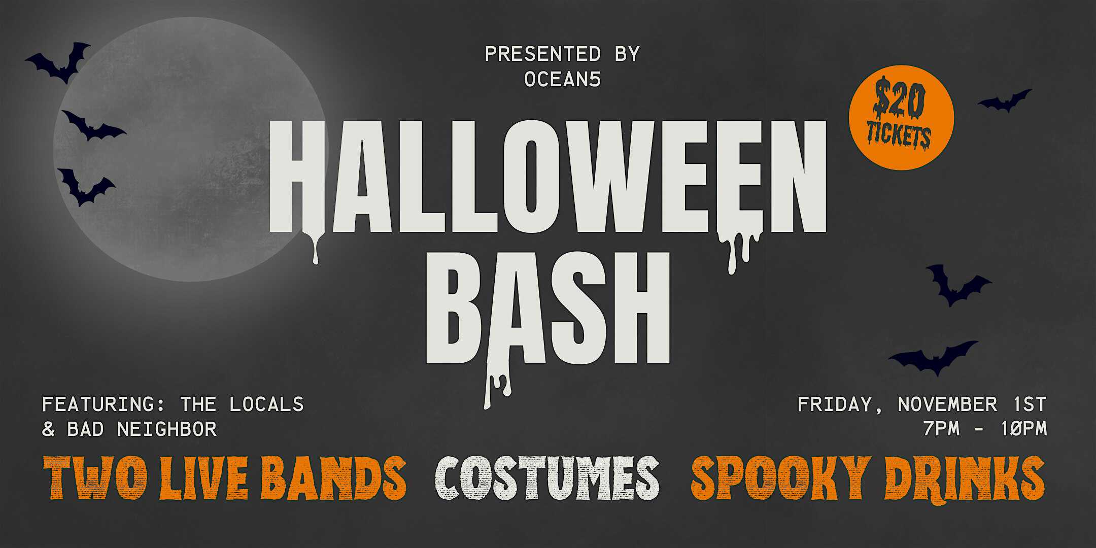 Ocean5 Halloween Bash – Gig Harbor, WA