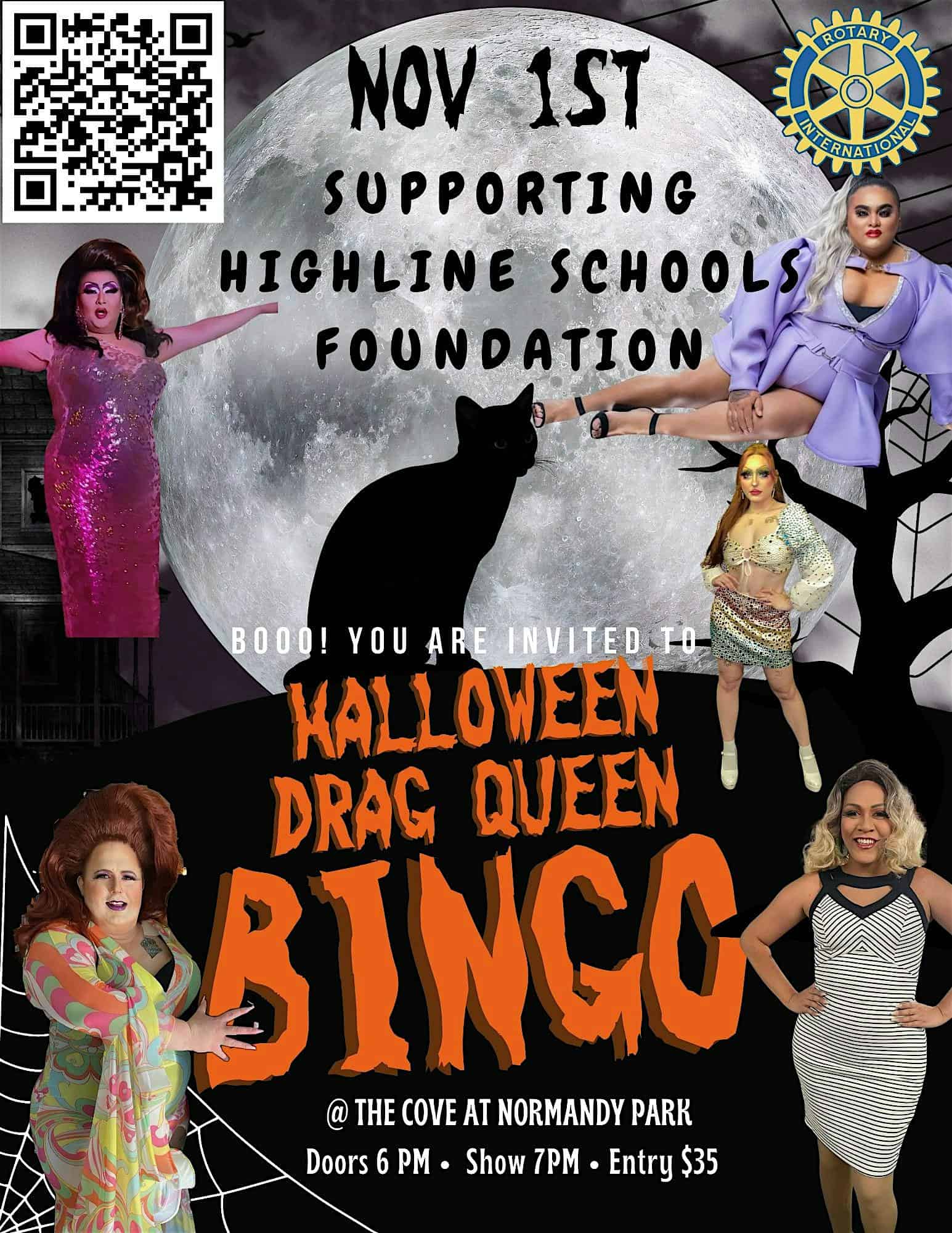 Drag Queen Bingo – Normandy Park, WA