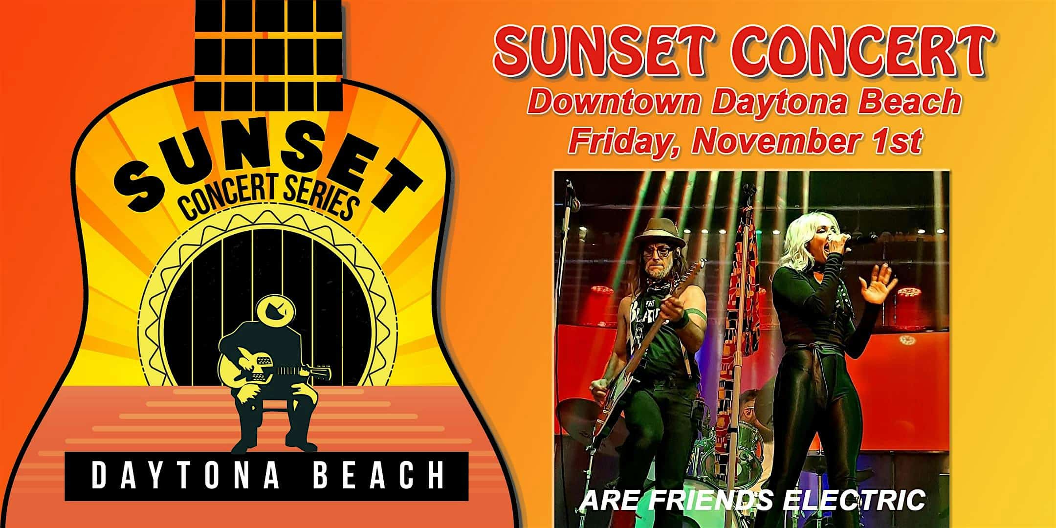 Sunset Concert – Are Friends Electric – Daytona Beach, FL