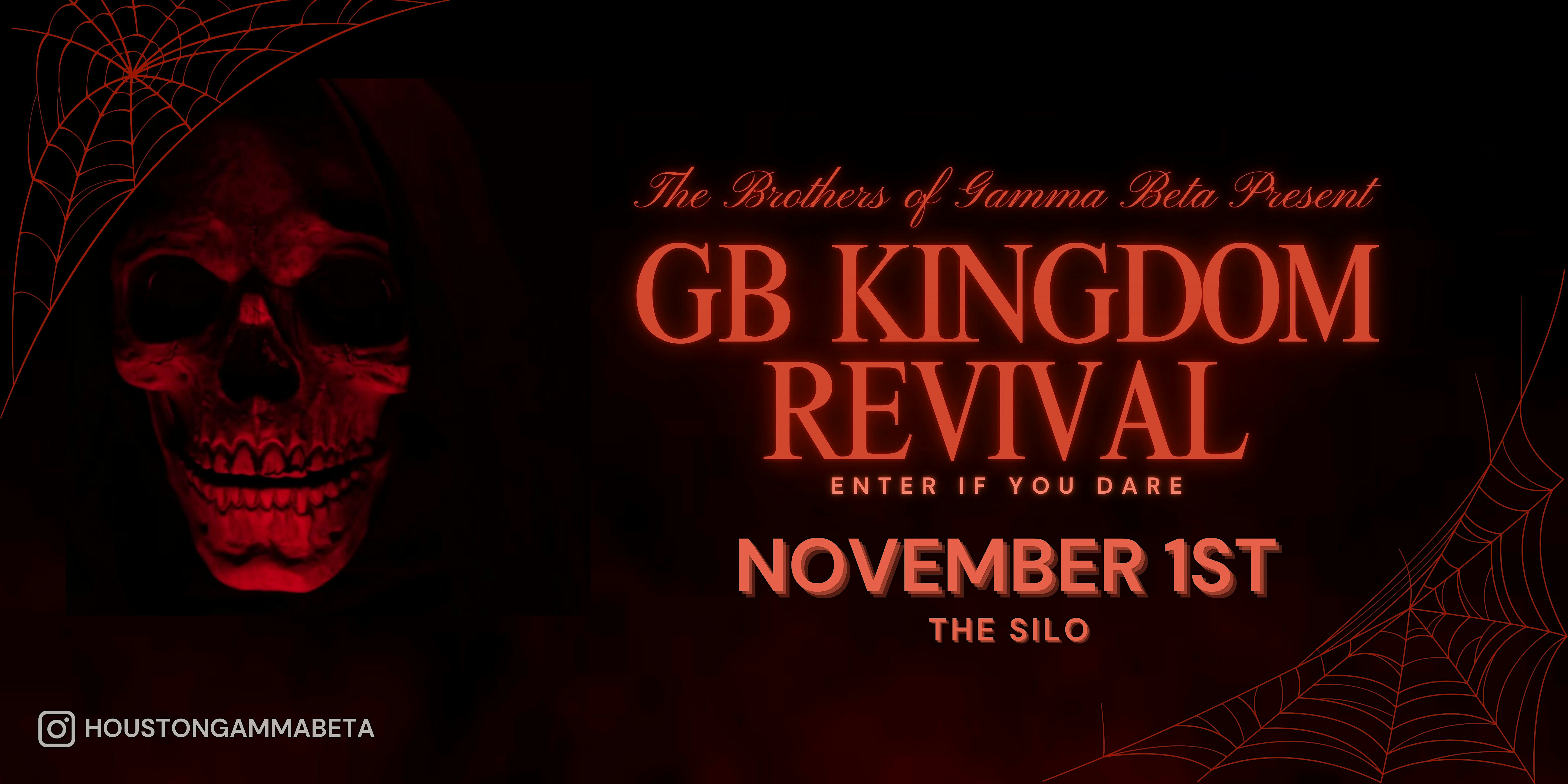 HOUSTON GAMMA BETA PRESENTS: GB KINGDOM REVIVAL – Houston, TX