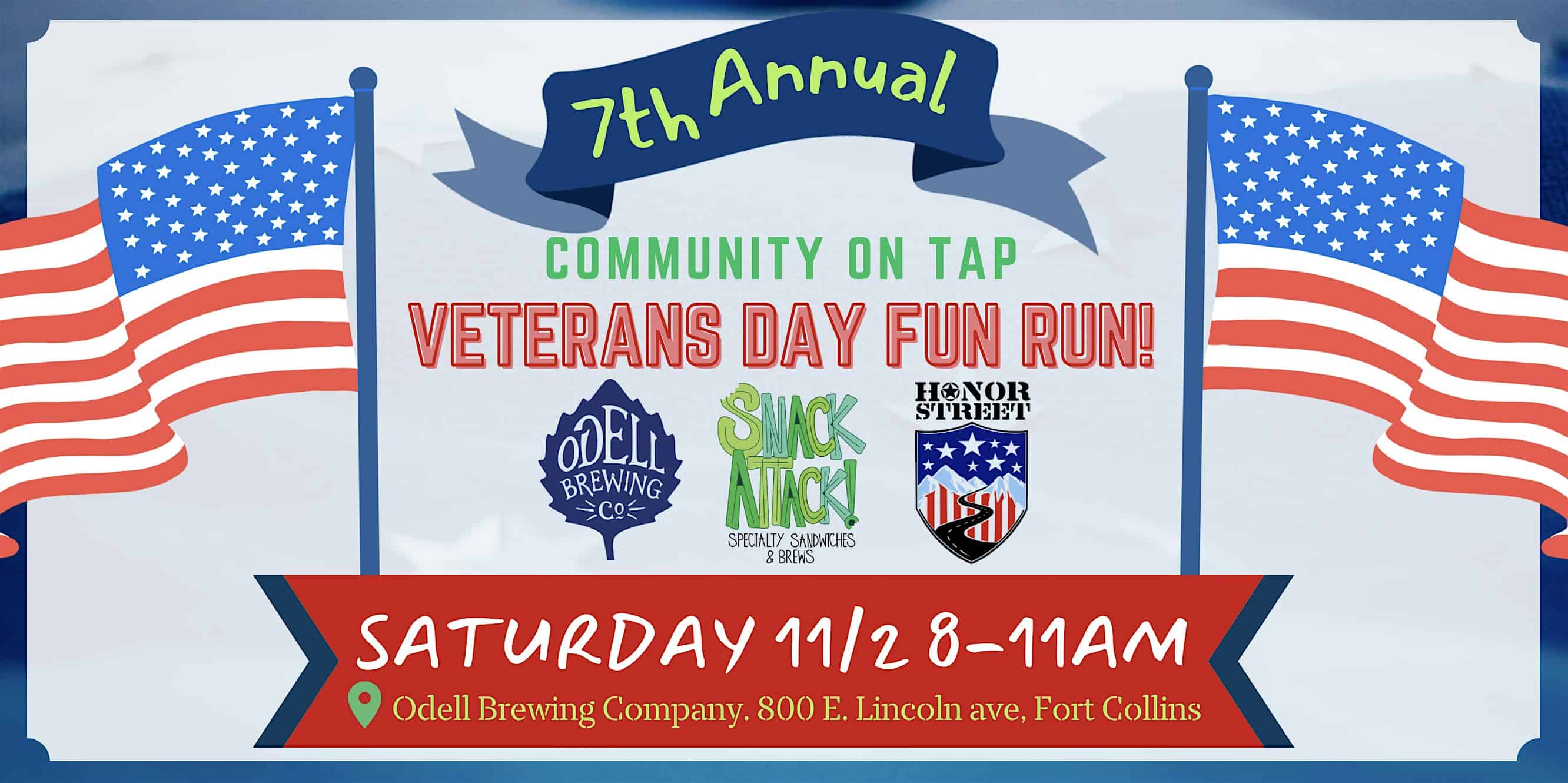 7th Annual CommUNITY on Tap Veteran’s Day Fun Run – Fort Collins, CO