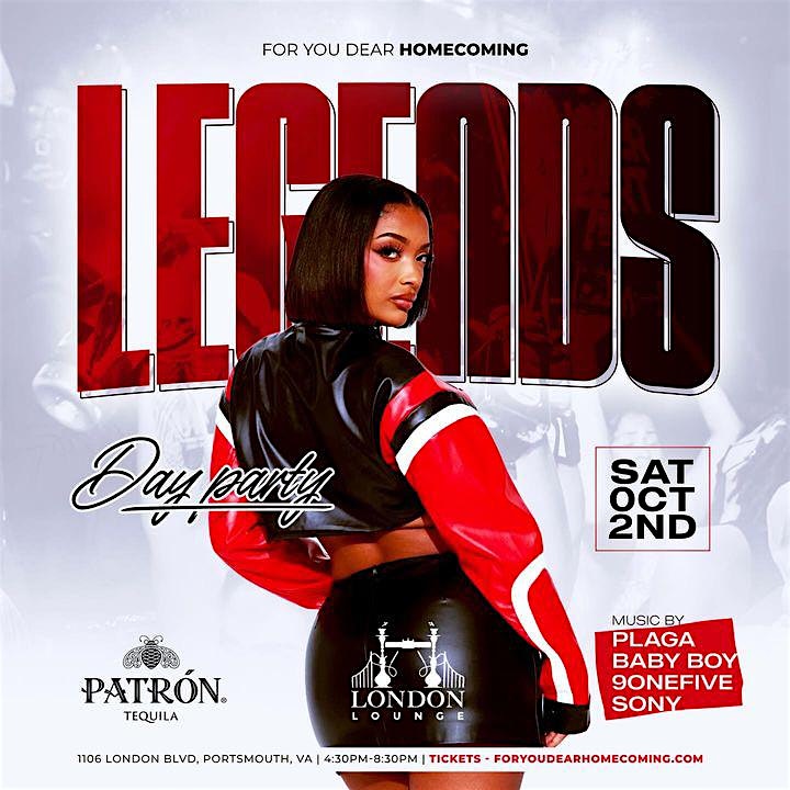 LEGENDS: Day Party Experience in recognition of I.C. Norcom Homecoming – Portsmouth, VA