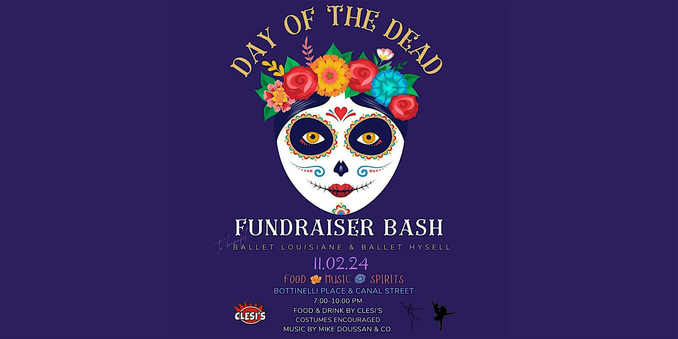 Day of the Dead Halloween Fundraiser Bash – New Orleans, LA