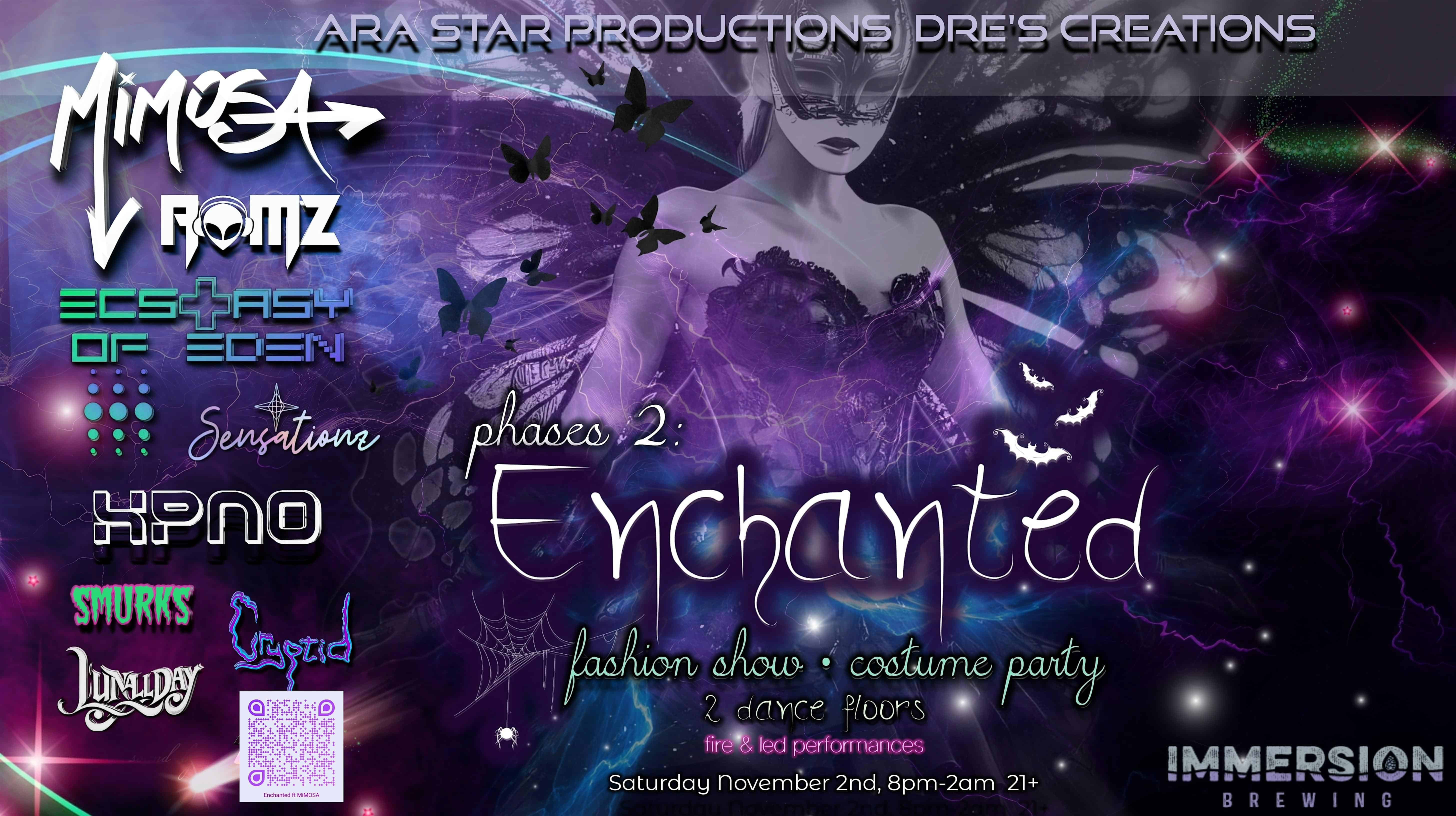 PHASES 2: ENCHANTED ft MiMOSA, ROMZ, ECSTASY OF EDEN – Bend, OR