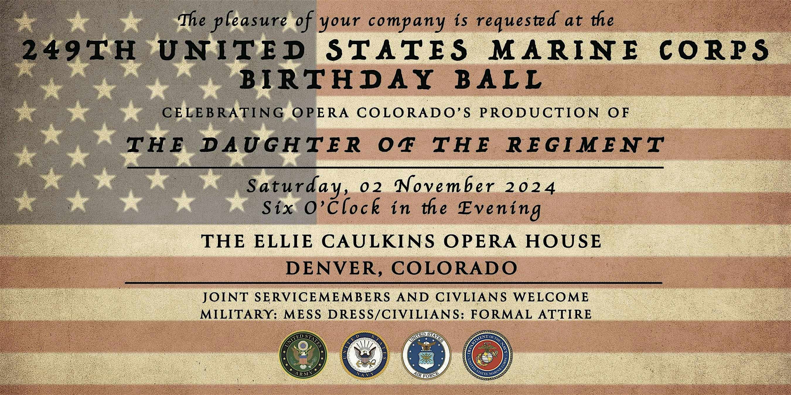 249th United States Marine Corps Birthday Ball – Denver, CO