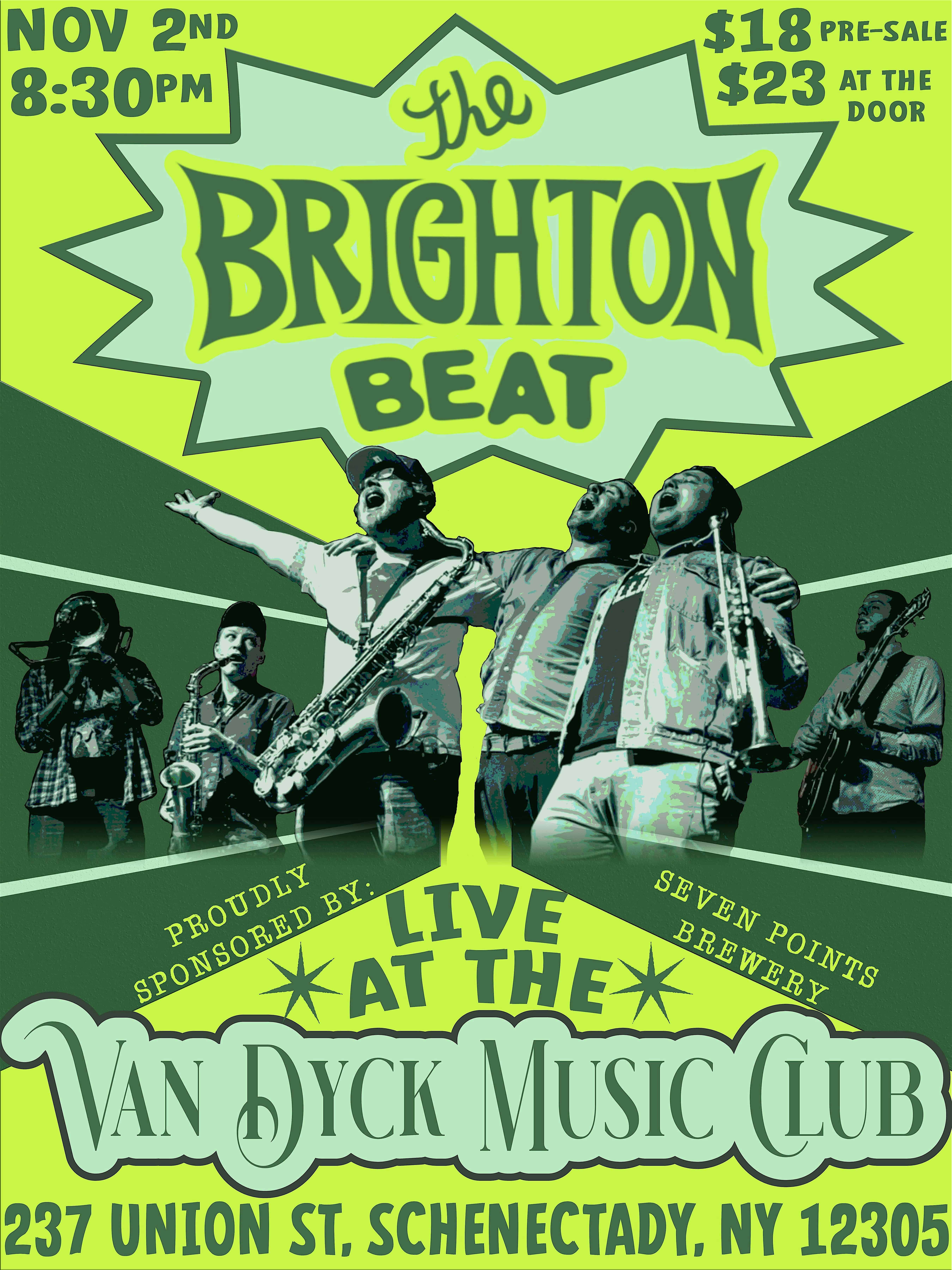 The Brighton Beat at the Van Dyck Music Club – Schenectady, NY