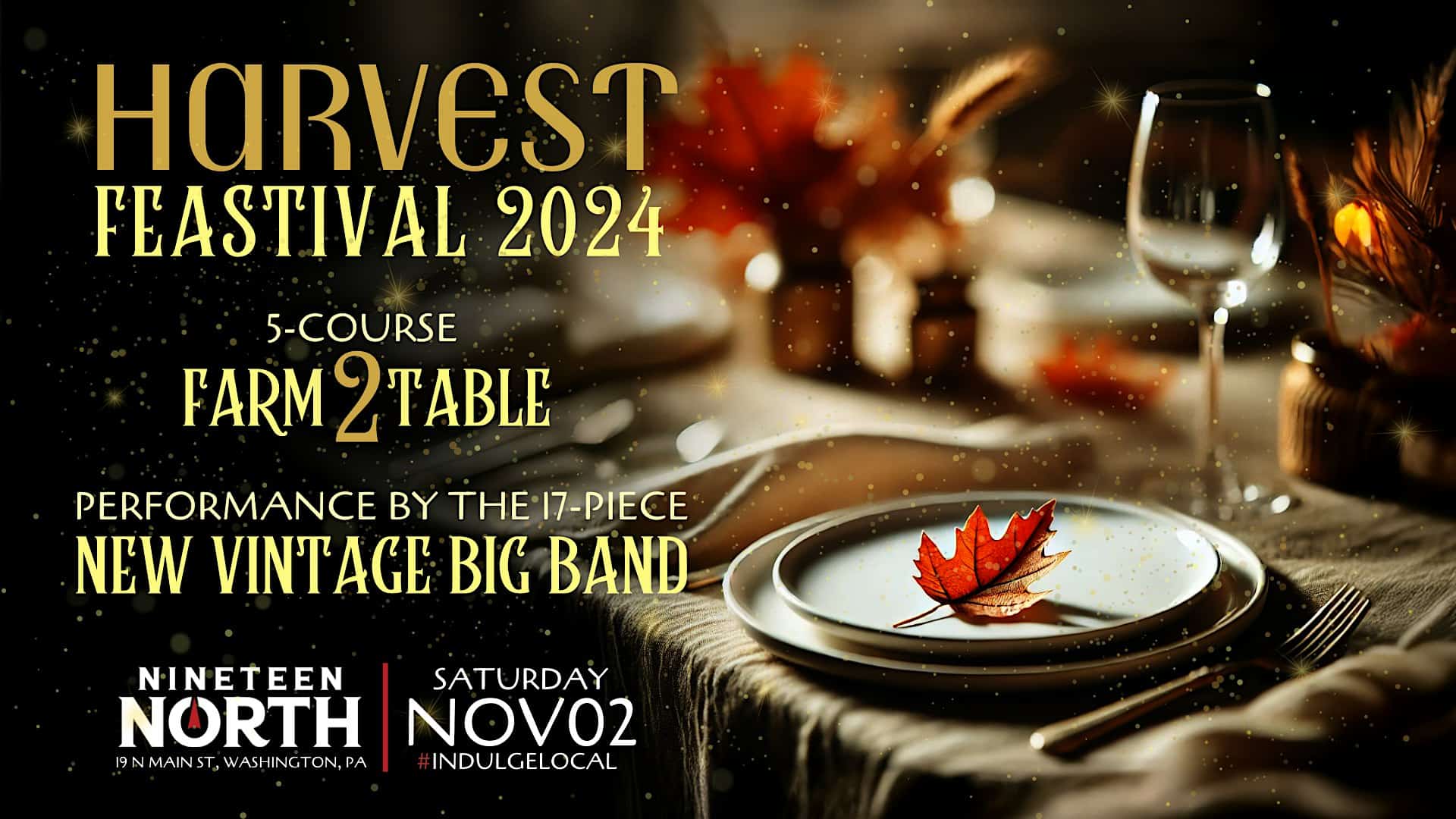 Harvest FEASTival 2024 @ 19 North! – Washington, PA