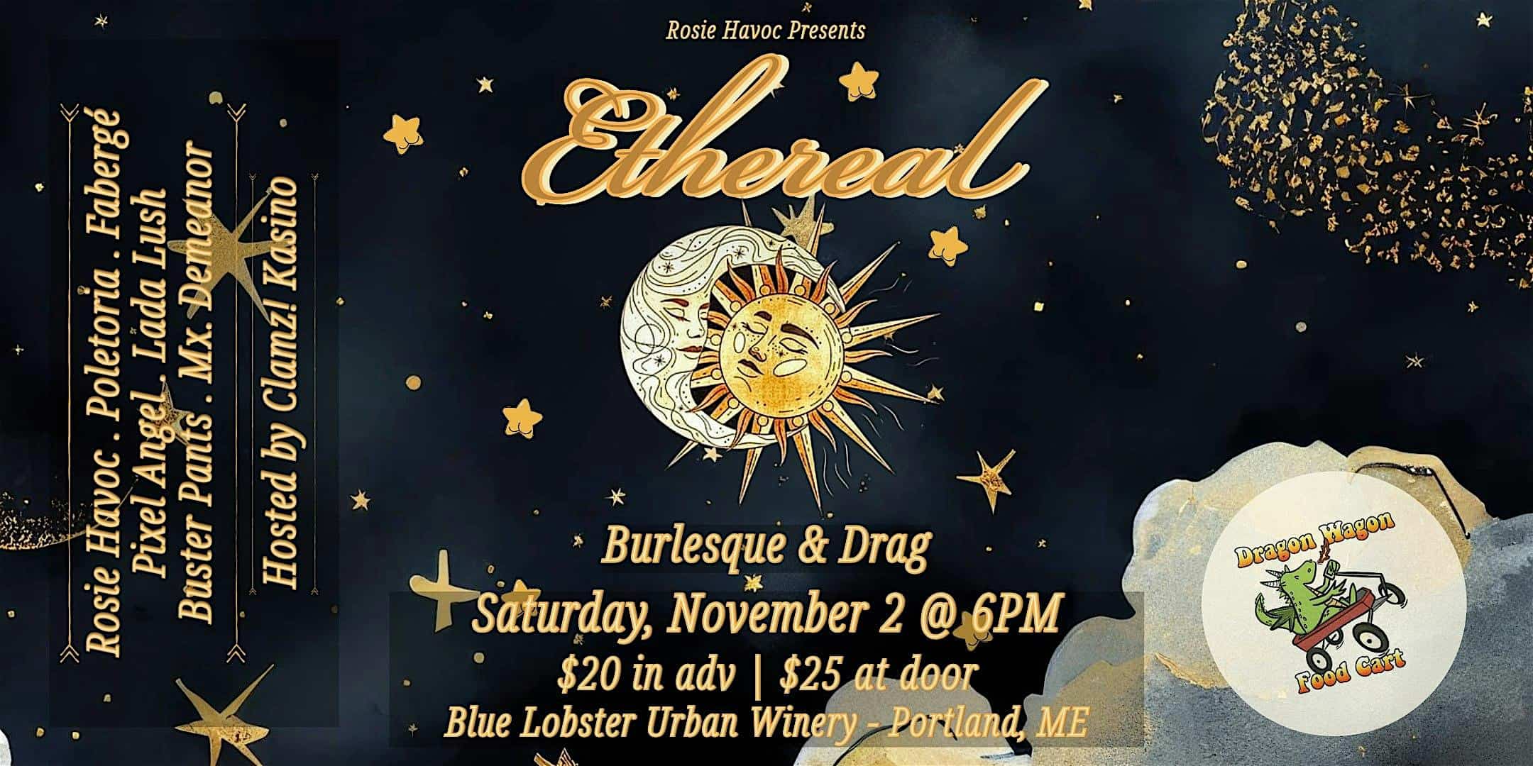 Rosie Havoc Presents: Ethereal – Portland, ME