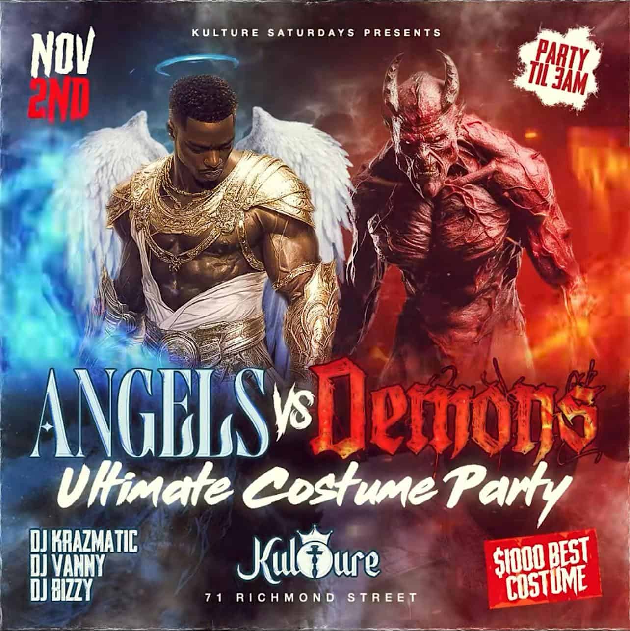 Angel Vs Demons NOV 2ND ! @kulturepvd – Providence, RI