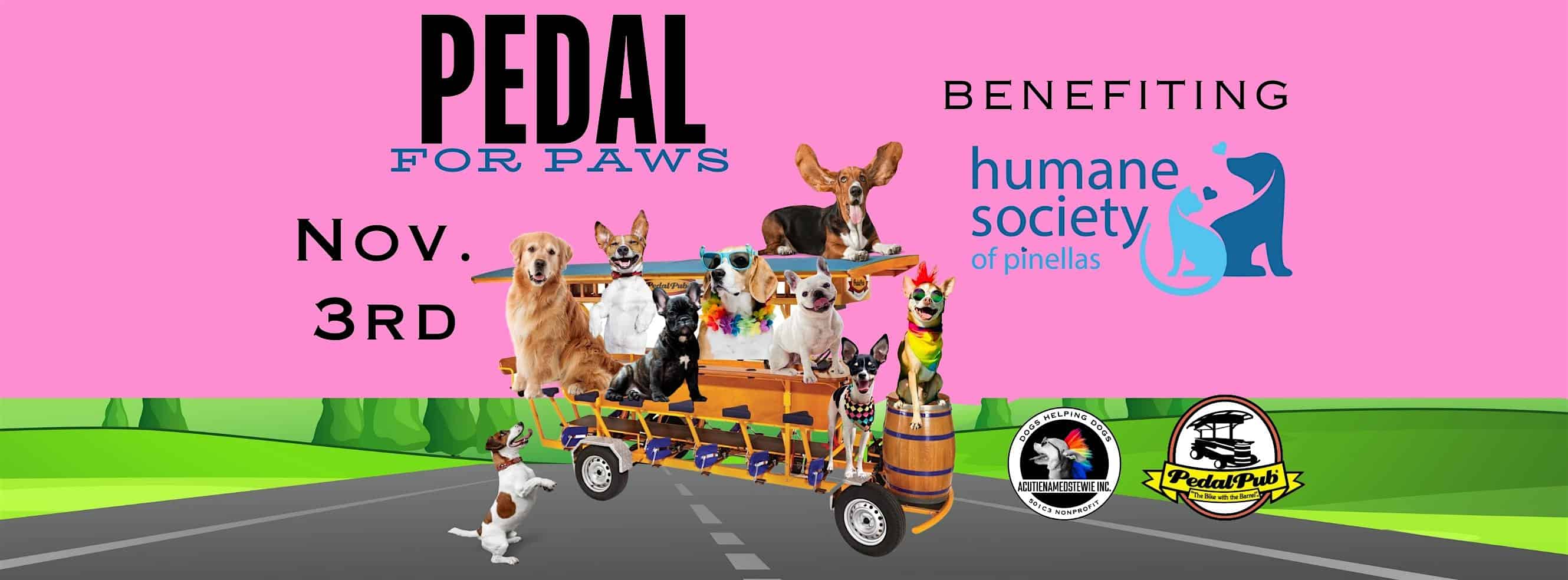 Pedal For Paws benefitting Humane Society of Pinellas – St. Petersburg, FL