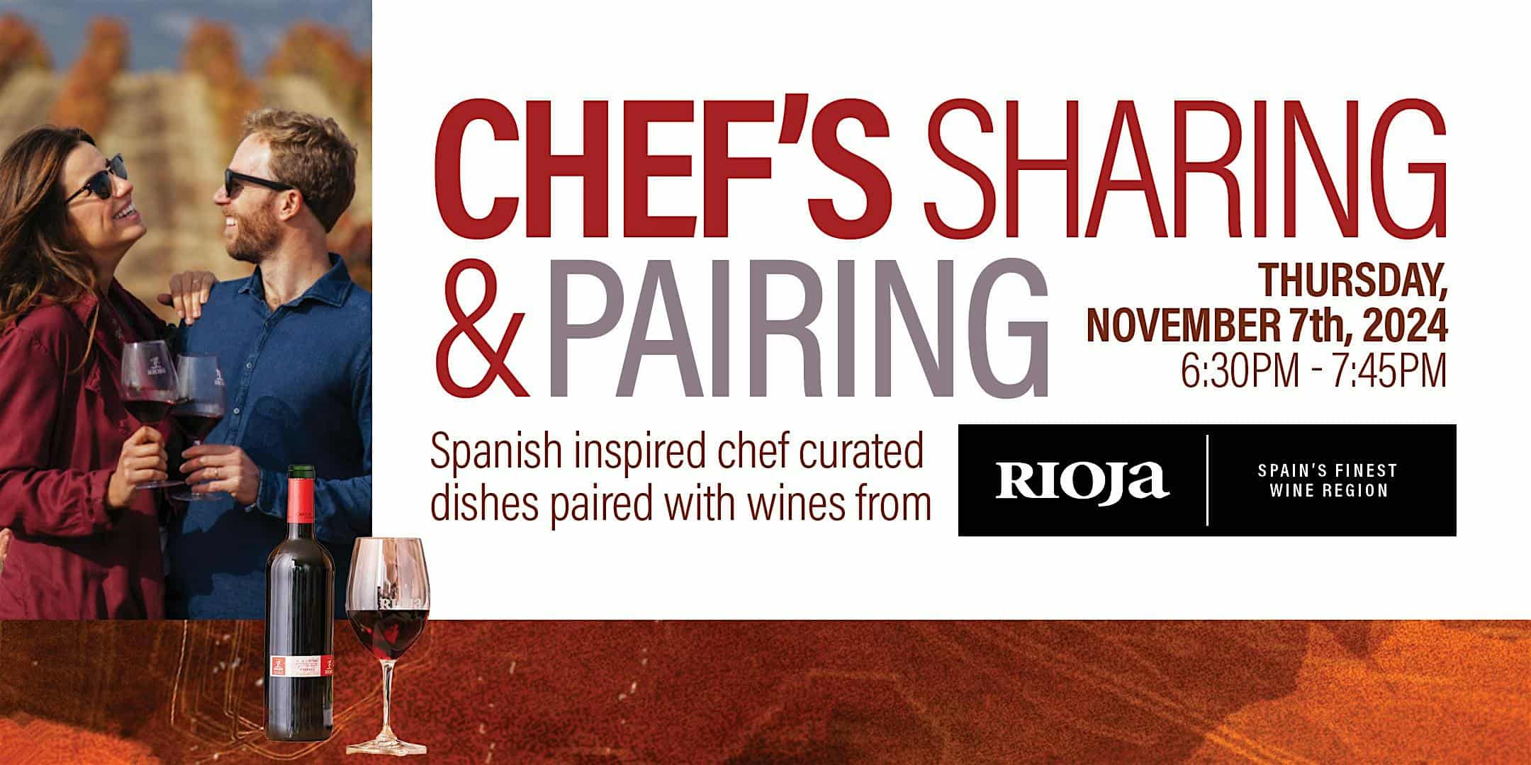 Gandy Dancer & Rioja – Chef’s Sharing & Pairing Event – Ann Arbor, MI