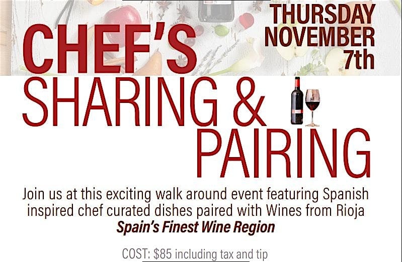 Rioja Chef’s Sharing & Pairing – Portland, OR