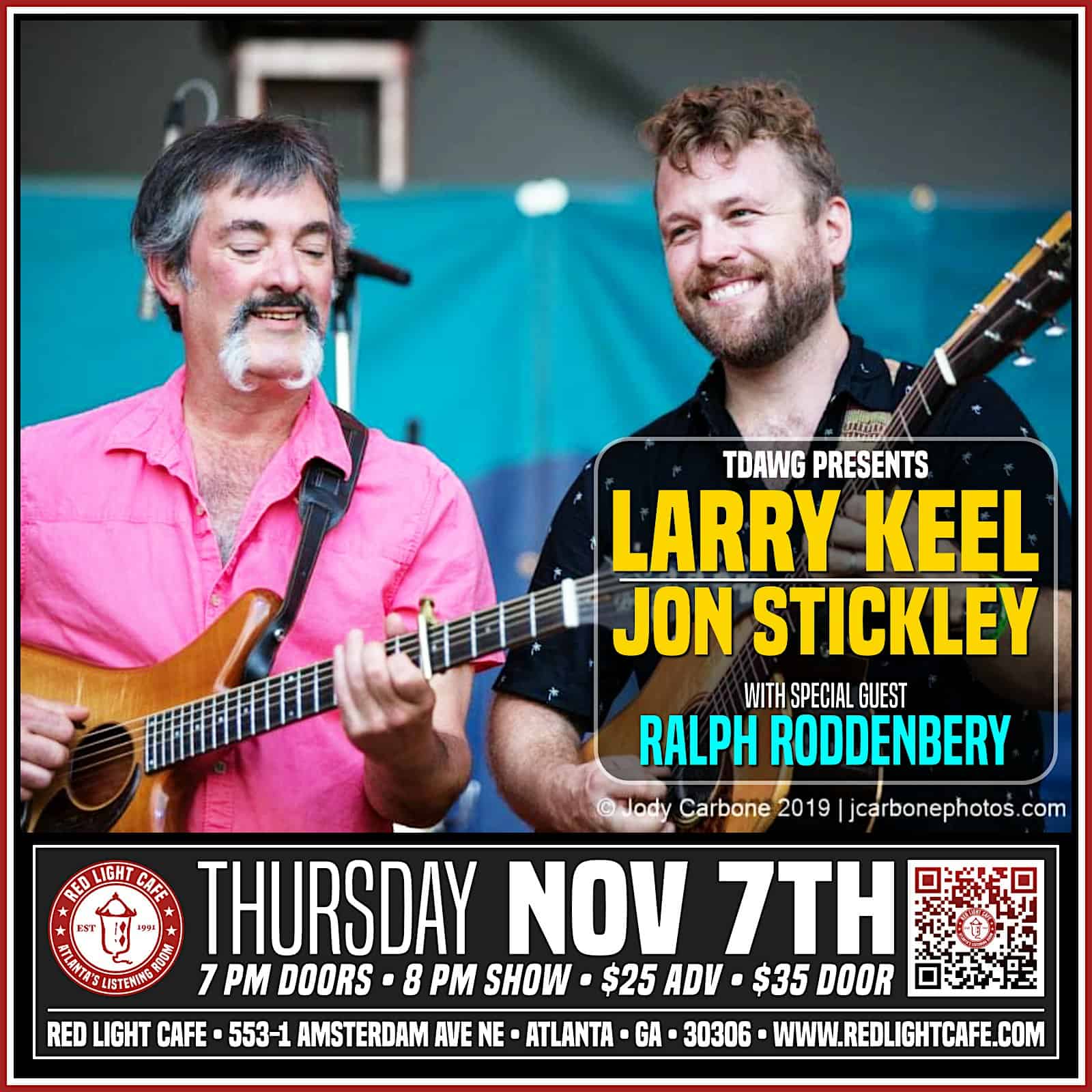 TDawg Presents Larry Keel & Jon Stickley w/ special guest Ralph Roddenbery – Atlanta, GA