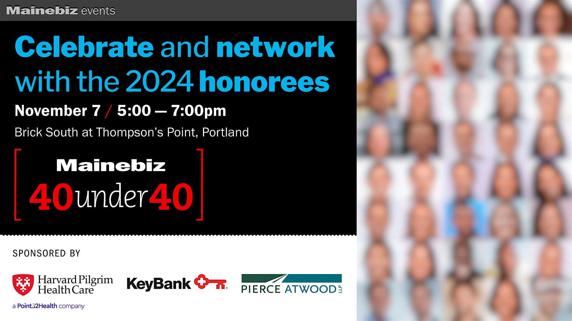 The 2024 Mainebiz 40 under 40 Awards Reception – Portland, ME