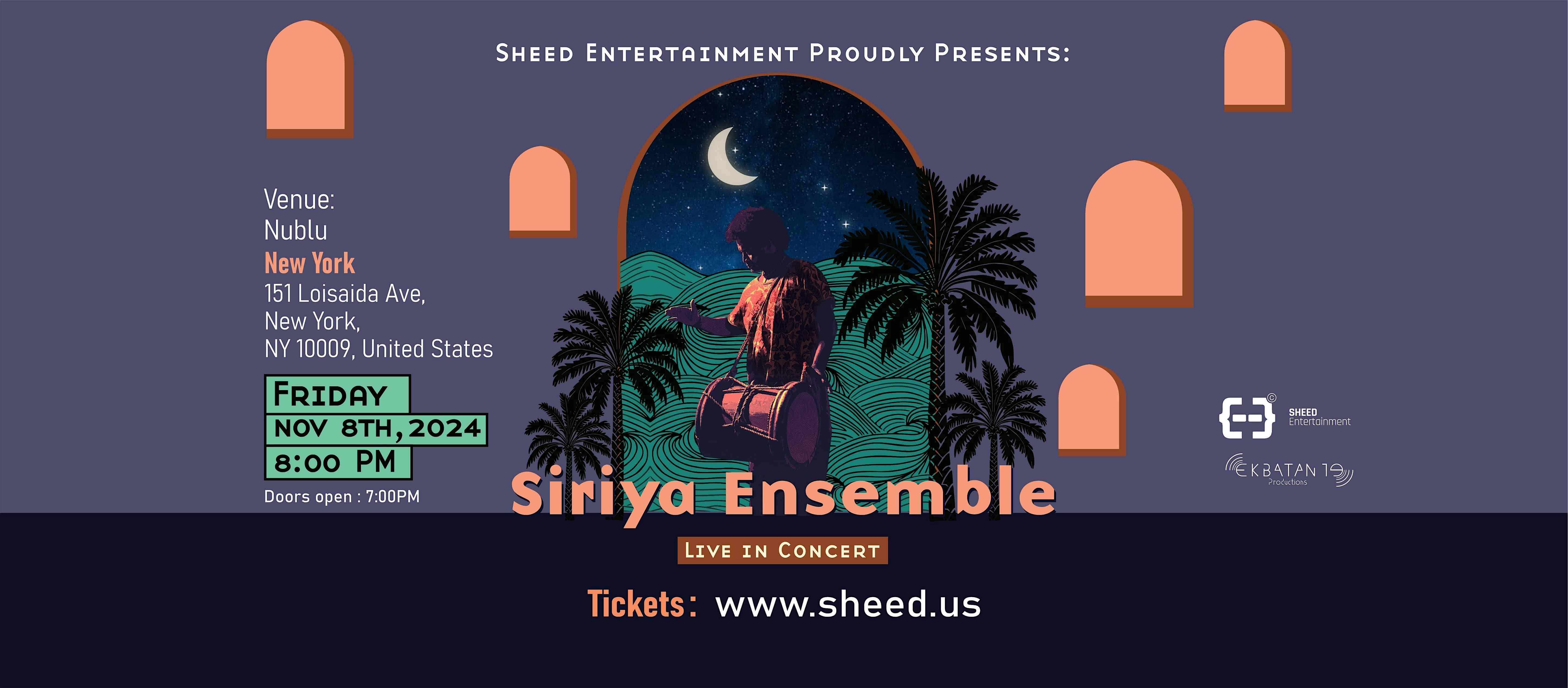 Siriya Live in Concert | New York – New York, NY