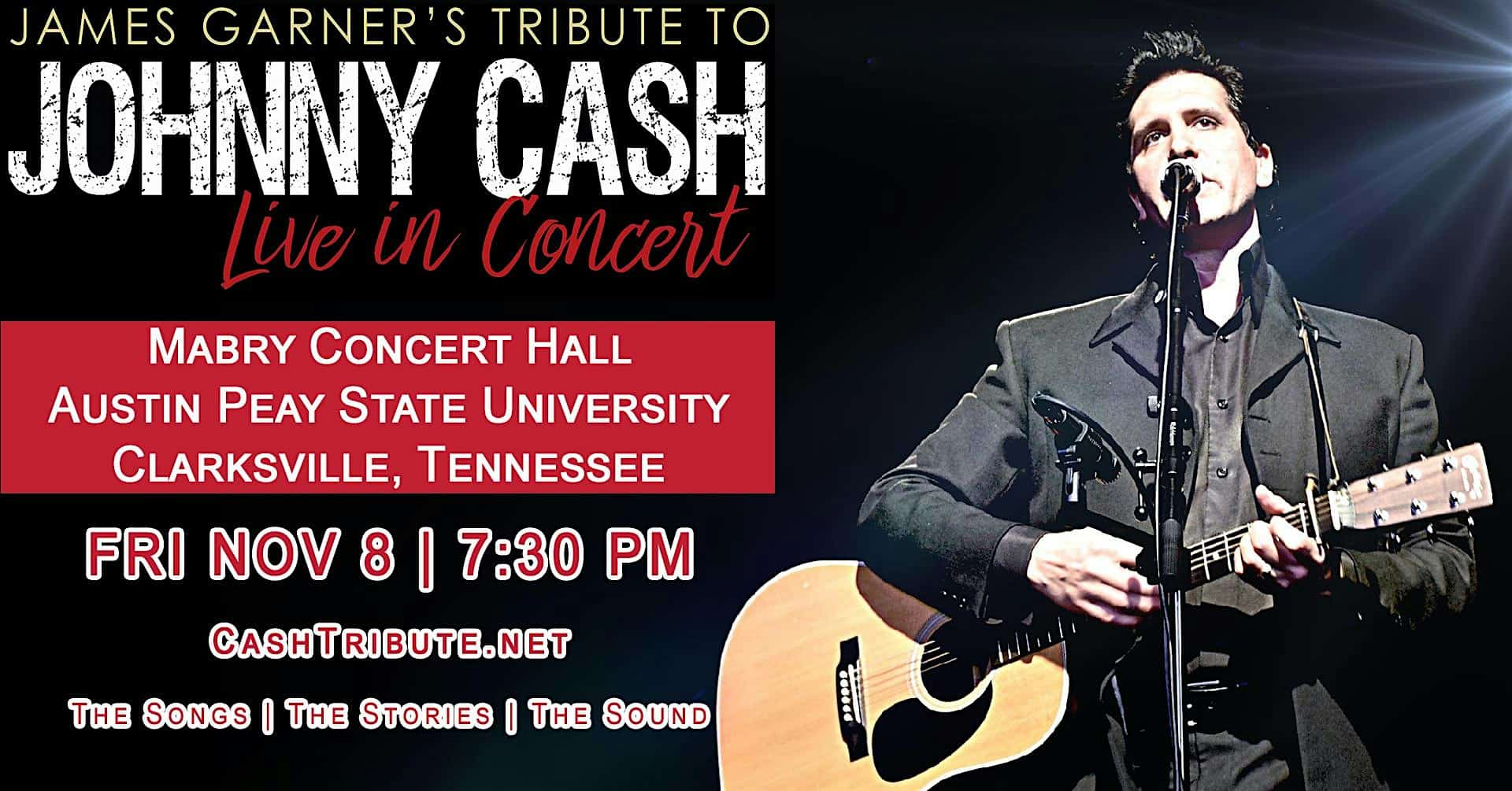 James Garner’s Tribute to Johnny Cash – Clarksville, TN