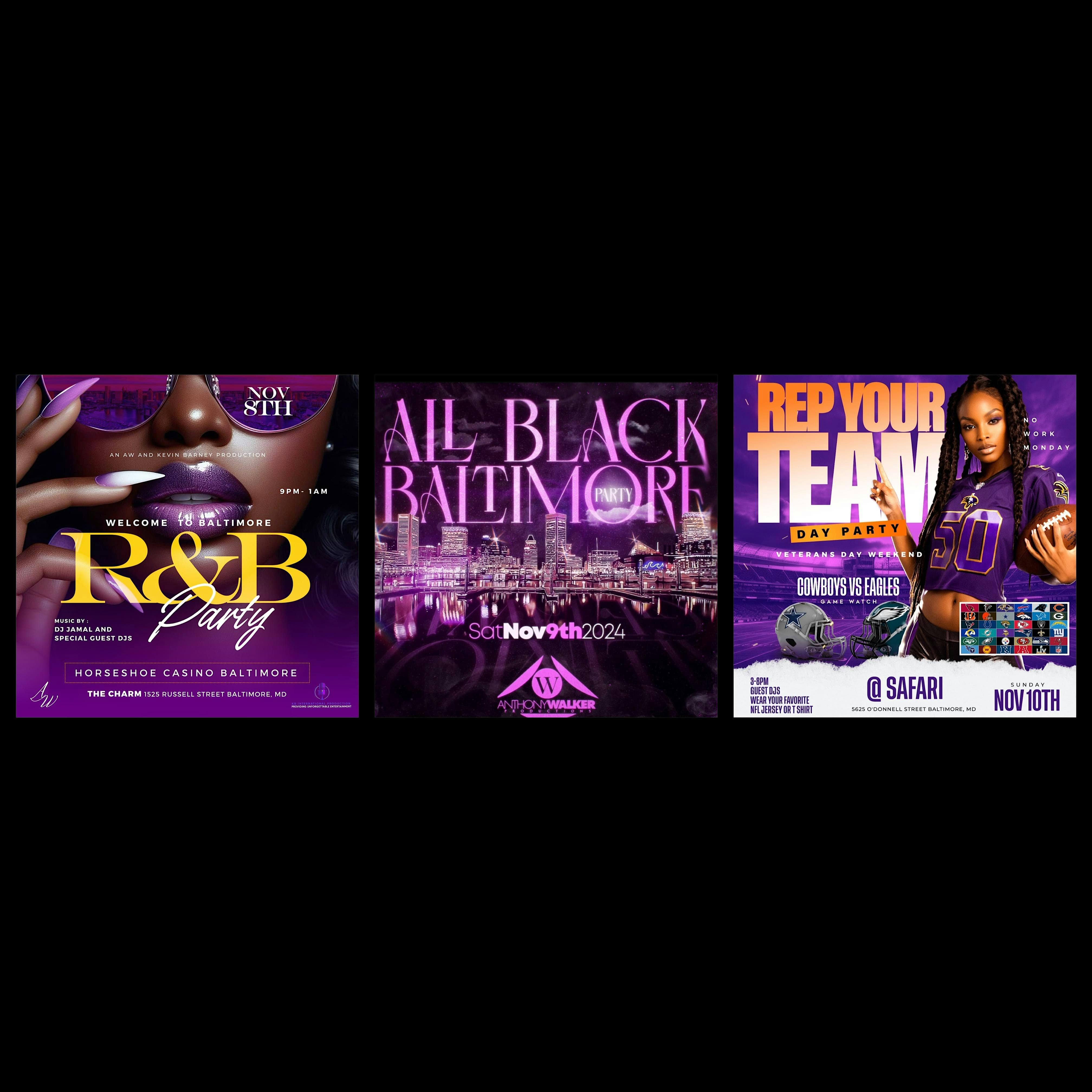 THE BALTIMORE WEEKEND GETAWAY FEATURING THE ALL BLACK AFFAIR – Baltimore, MD