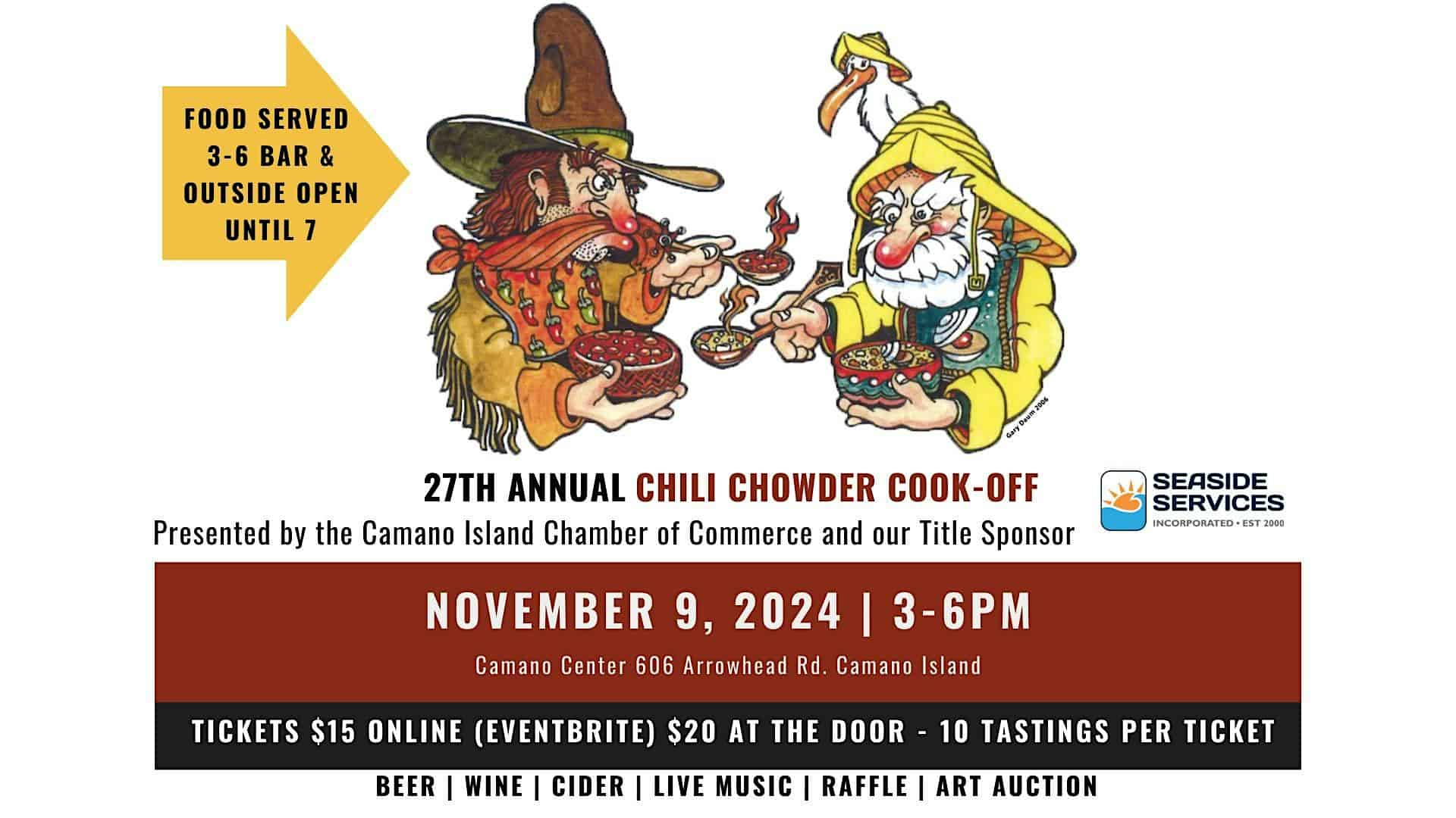 27th Annual Chili Chowder Cook Off – Camano Island, WA