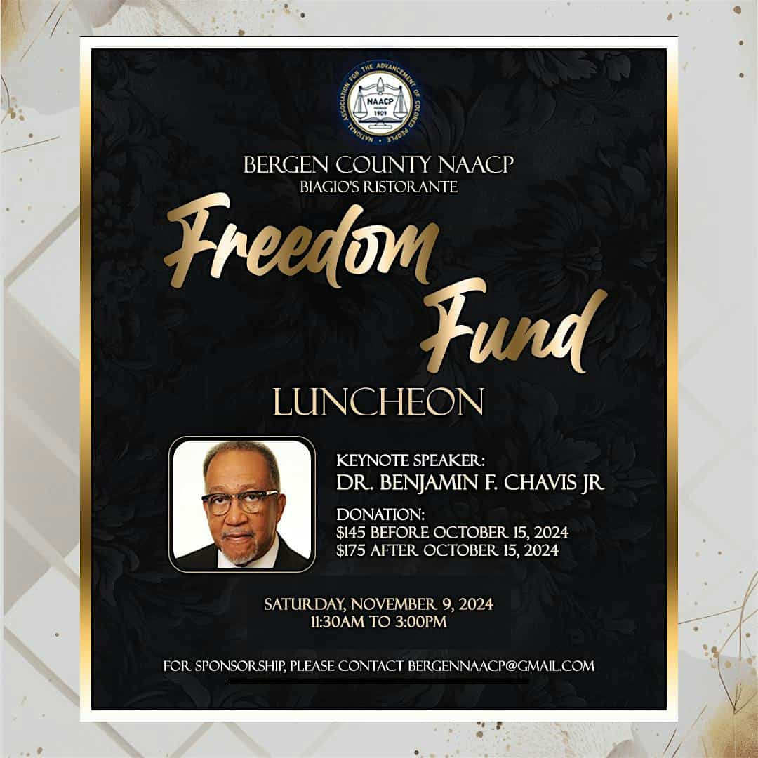 2024 Bergen County NAACP Freedom Fund Luncheon – Paramus, NJ