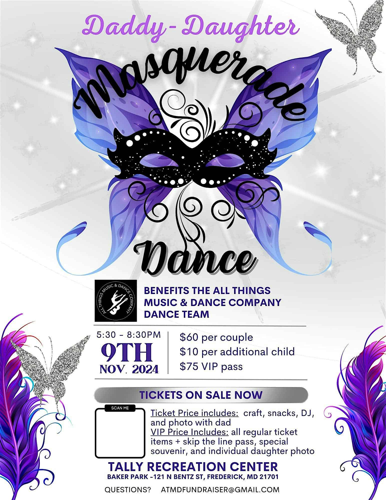 ATMD Daddy -Daughter Masquerade Dance – Frederick, MD