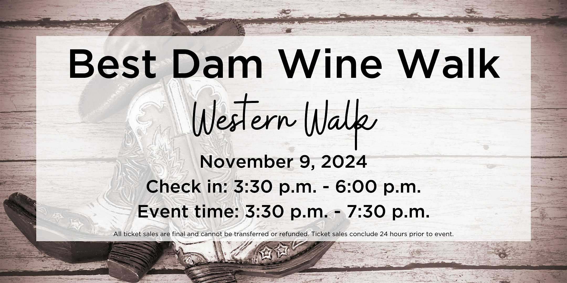 Best Dam Wine Walk Western Walk – Boulder City, NV