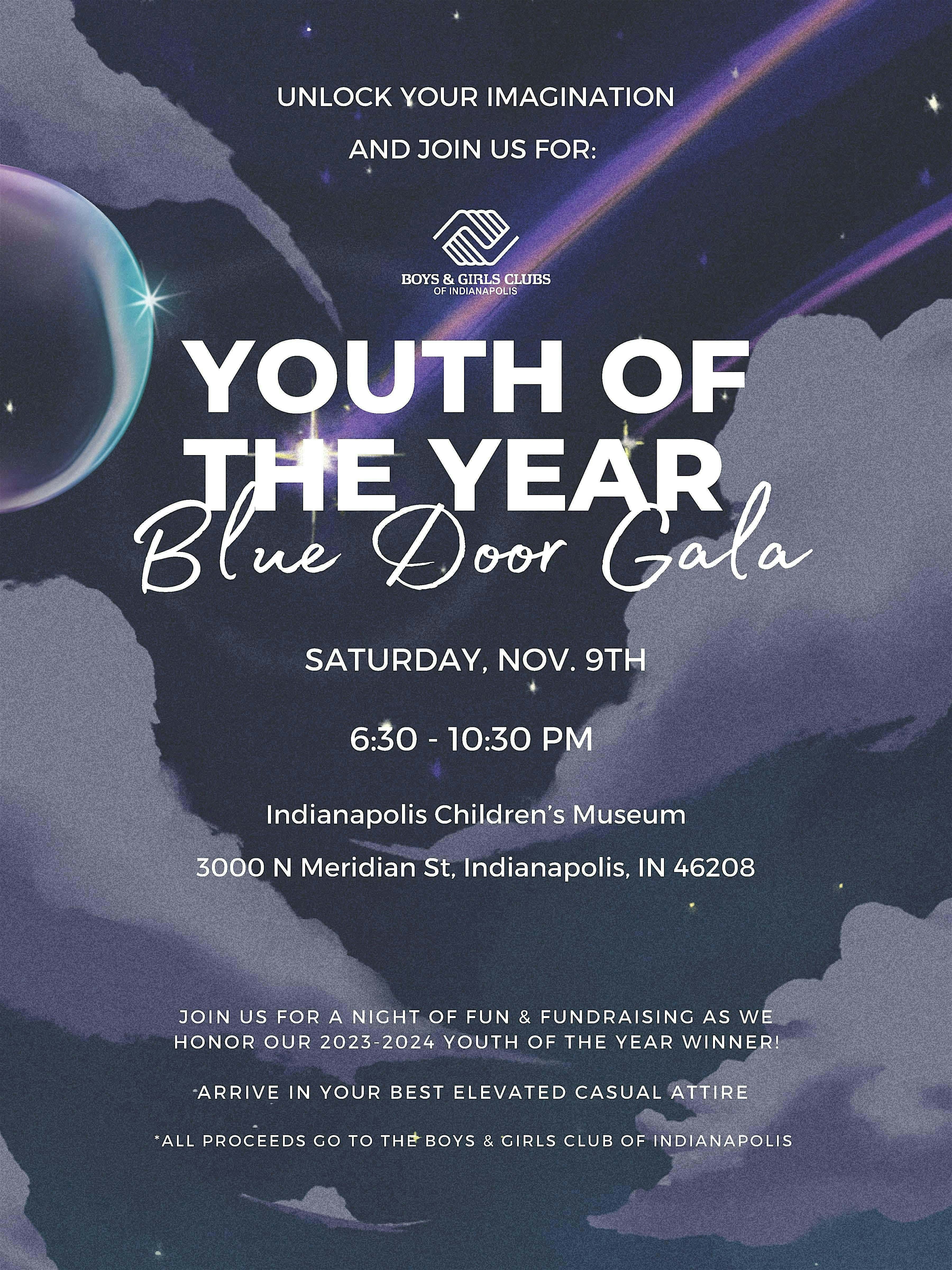 2024 Youth of the Year Blue Door Gala – Indianapolis, IN