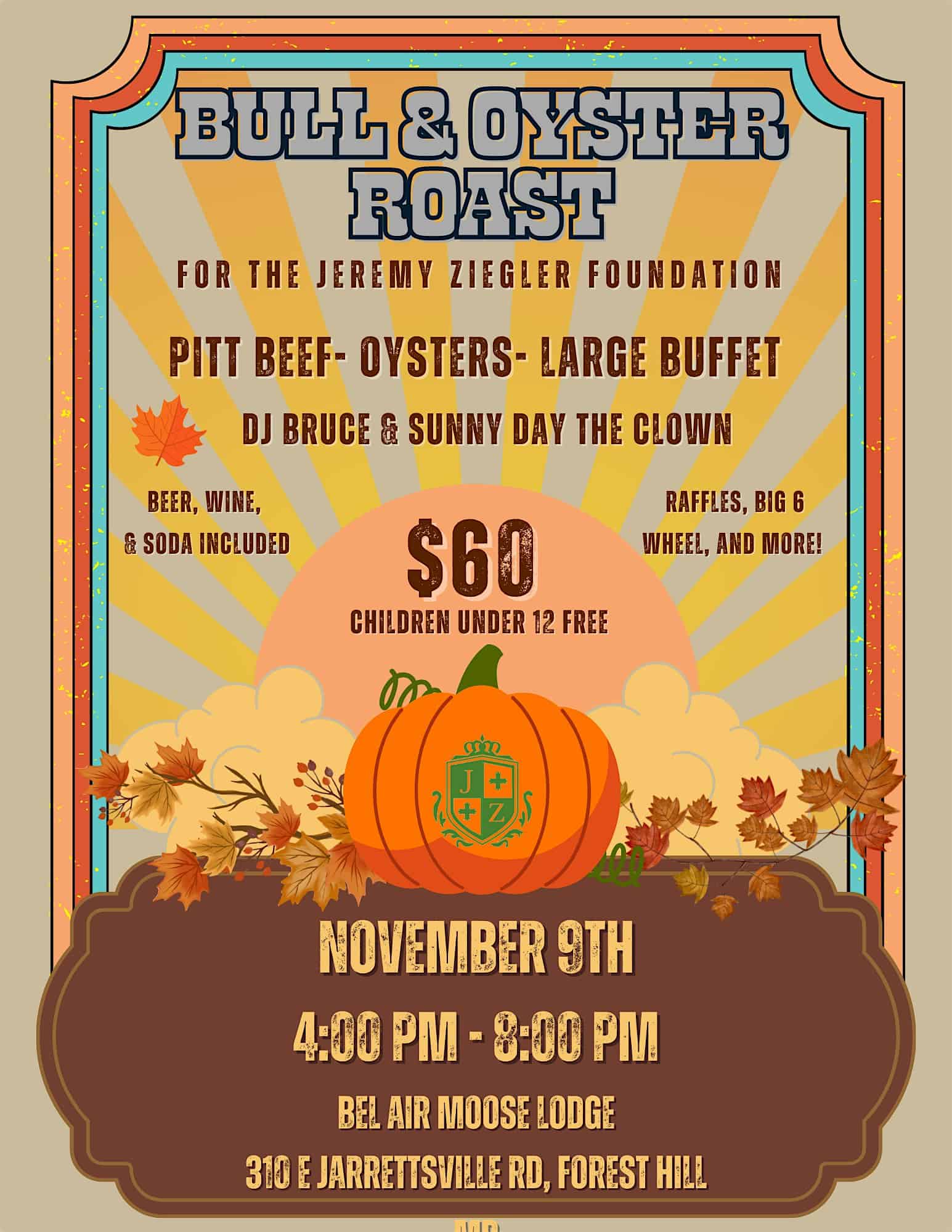 Bull and Oyster Roast – Forest Hill, MD