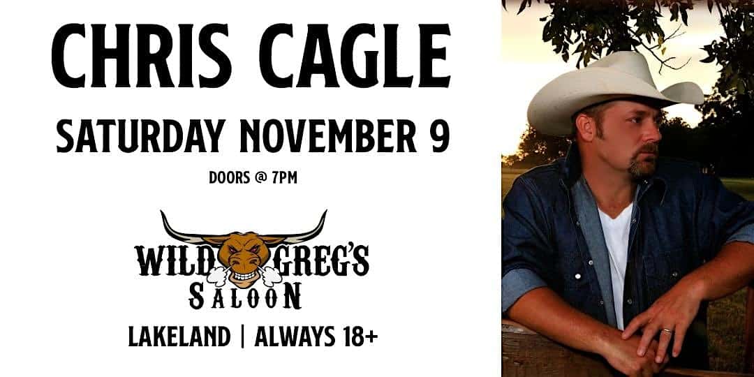 Chris Cagle Live in Lakeland, FL (18+) – Lakeland, FL