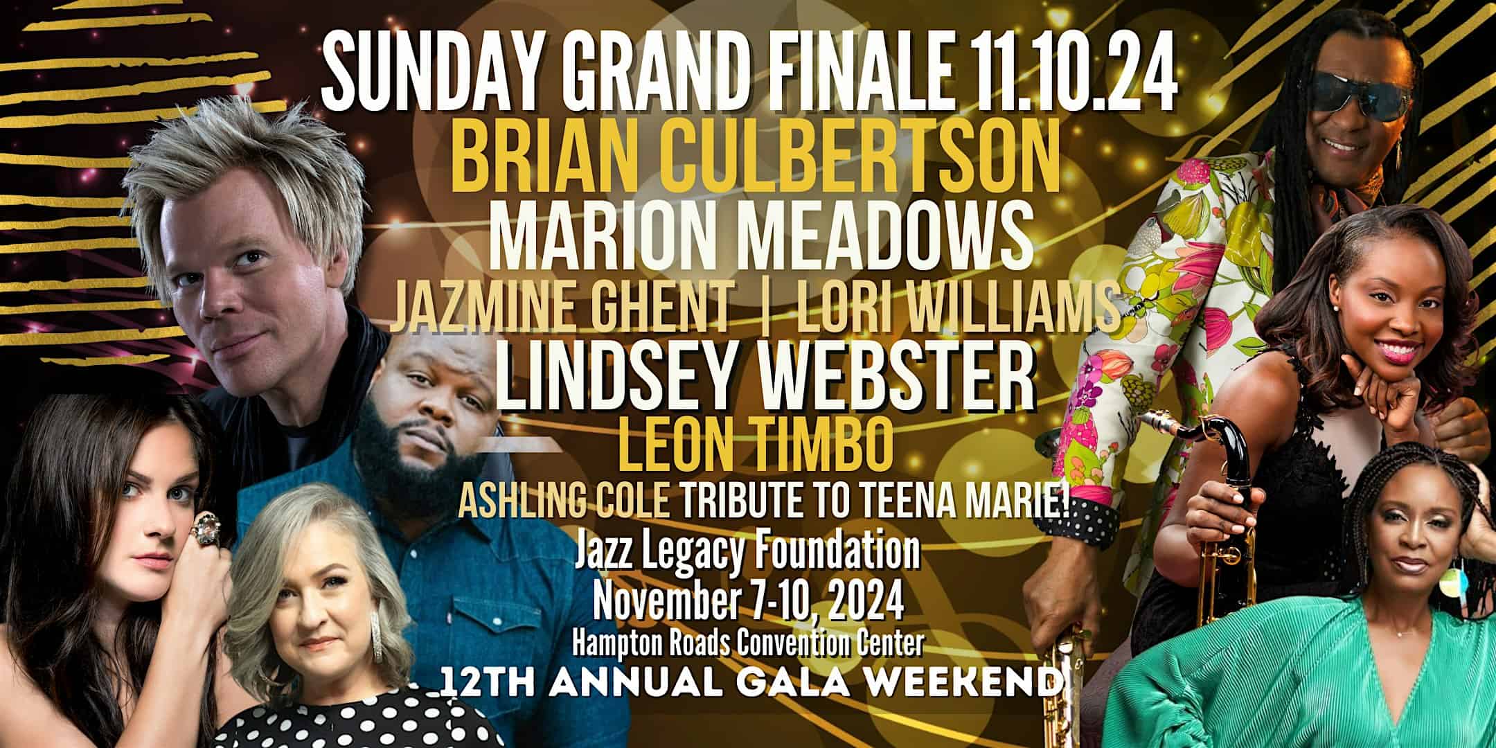 Brian Culbertson | Lindsey Webster | Marion Meadows | Leon Timbo & More – Hampton, VA