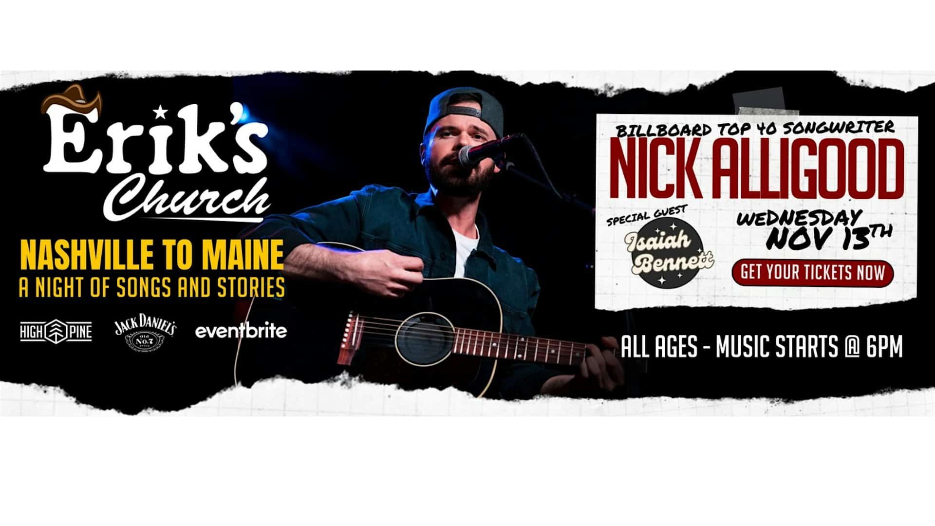 Nick Alligood Acoustic Live – Windham, ME