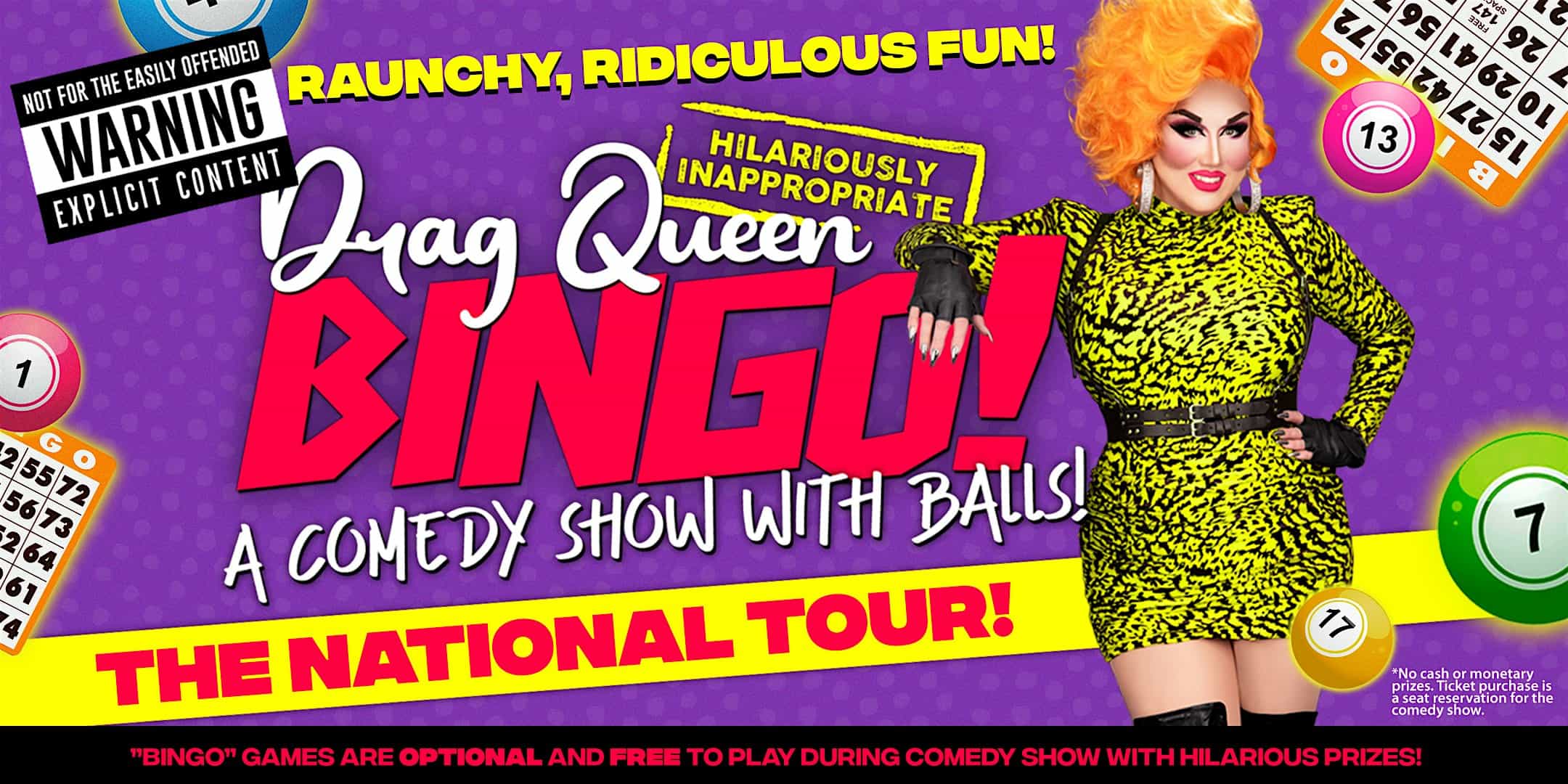 Drag Bingo @ Taco Boy Downtown Charleston (21+) • 11/13/24 – Charleston, SC