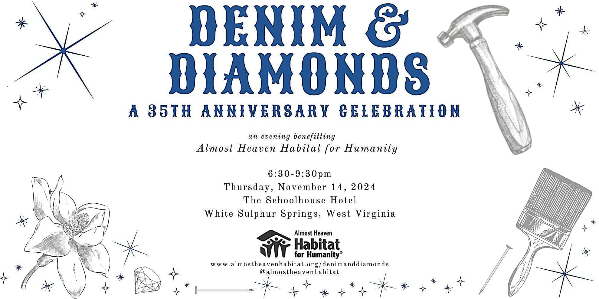 Denim & Diamonds: a 35th Anniversary Celebration – White Sulphur Springs, WV