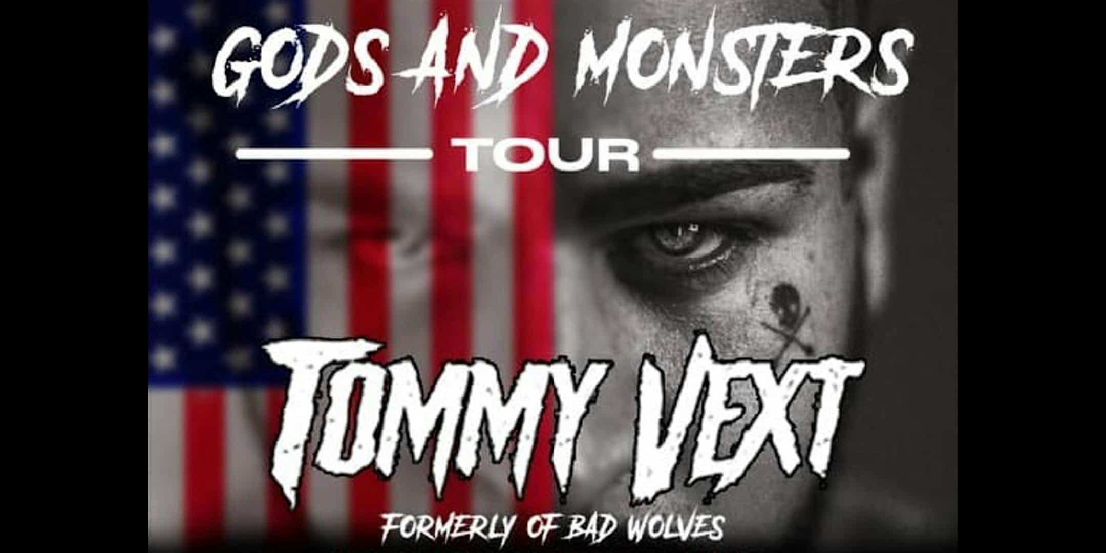 Tommy Vext (formerly of Bad Wolves) Gods and Monsters Tour – New Bedford, MA