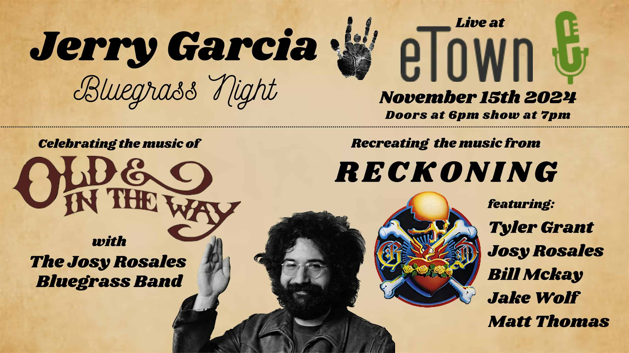 Jerry Garcia Bluegrass Night – Boulder, CO