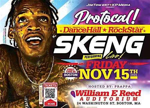 REGGAE ARTIST SKENG LIVE IN CONCERT BOSTON – Boston, MA