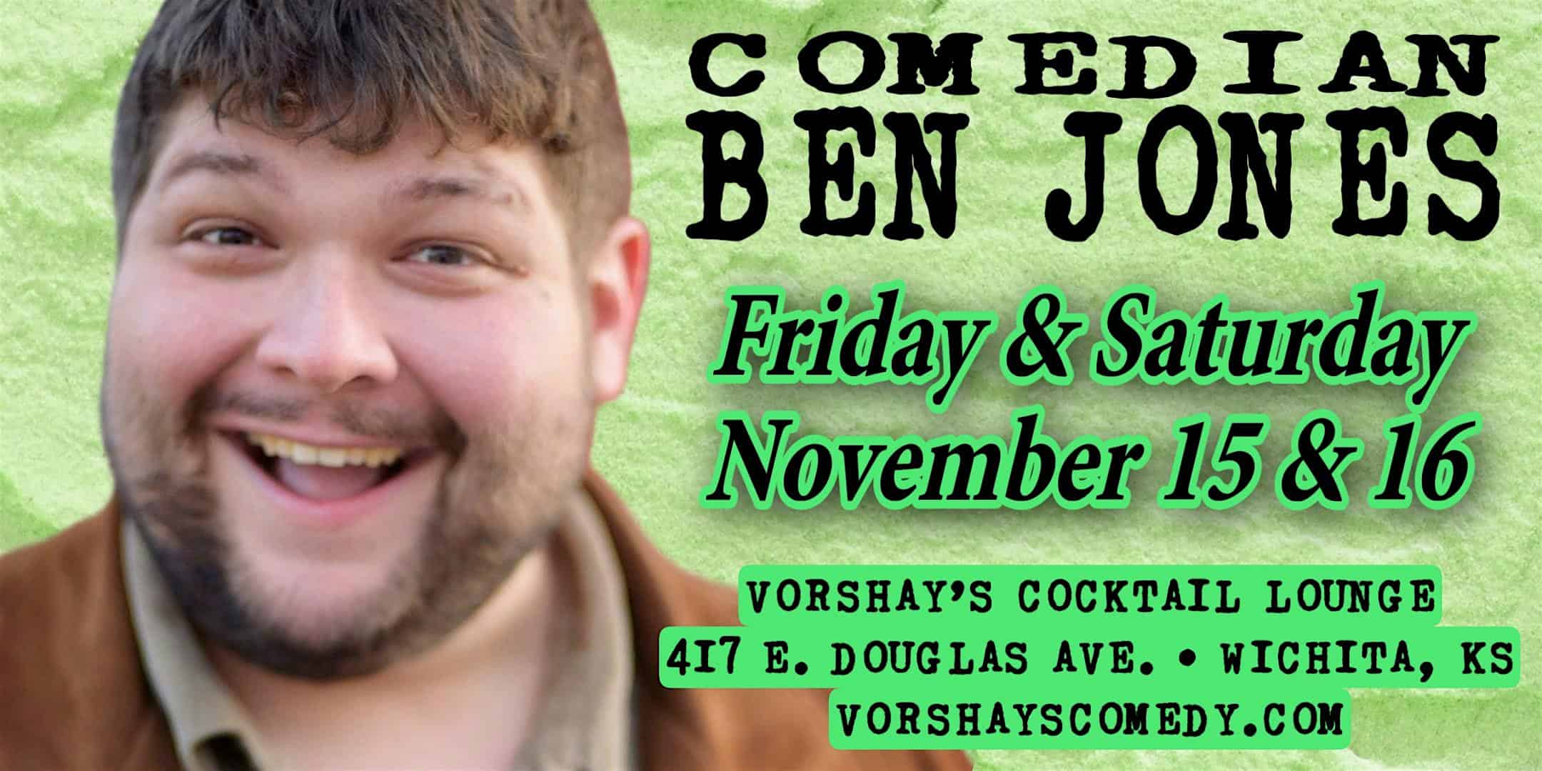 Ben Jones live at Vorshay’s! – Wichita, KS