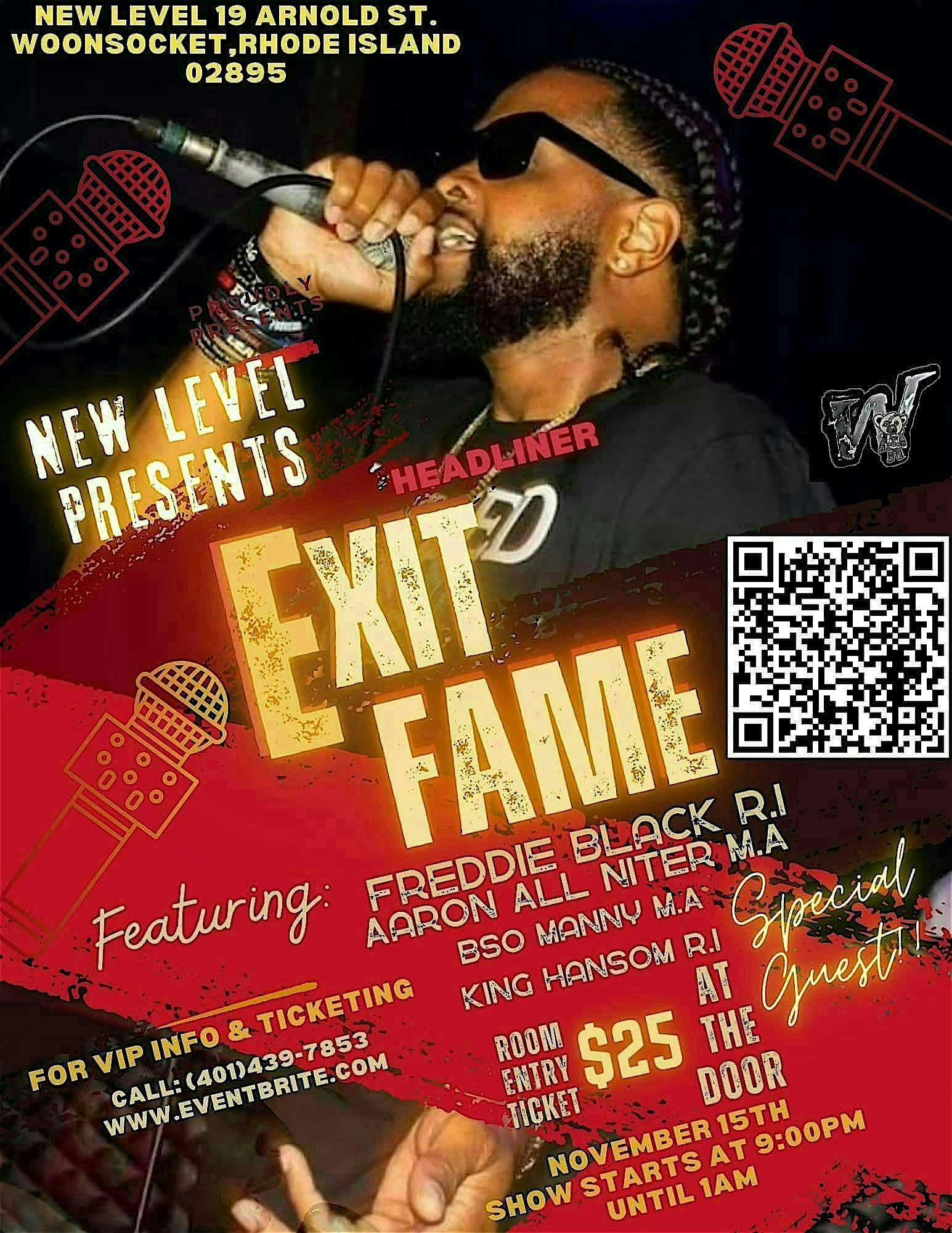 Exit Fame Pop Out & Friends – Woonsocket, RI