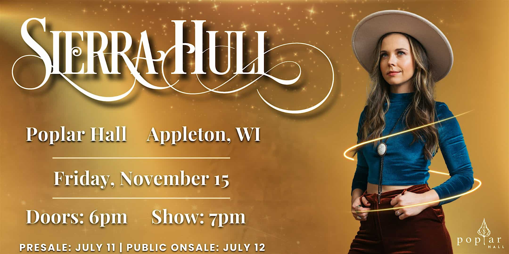 An Evening with Sierra Hull at Poplar Hall – Appleton, WI